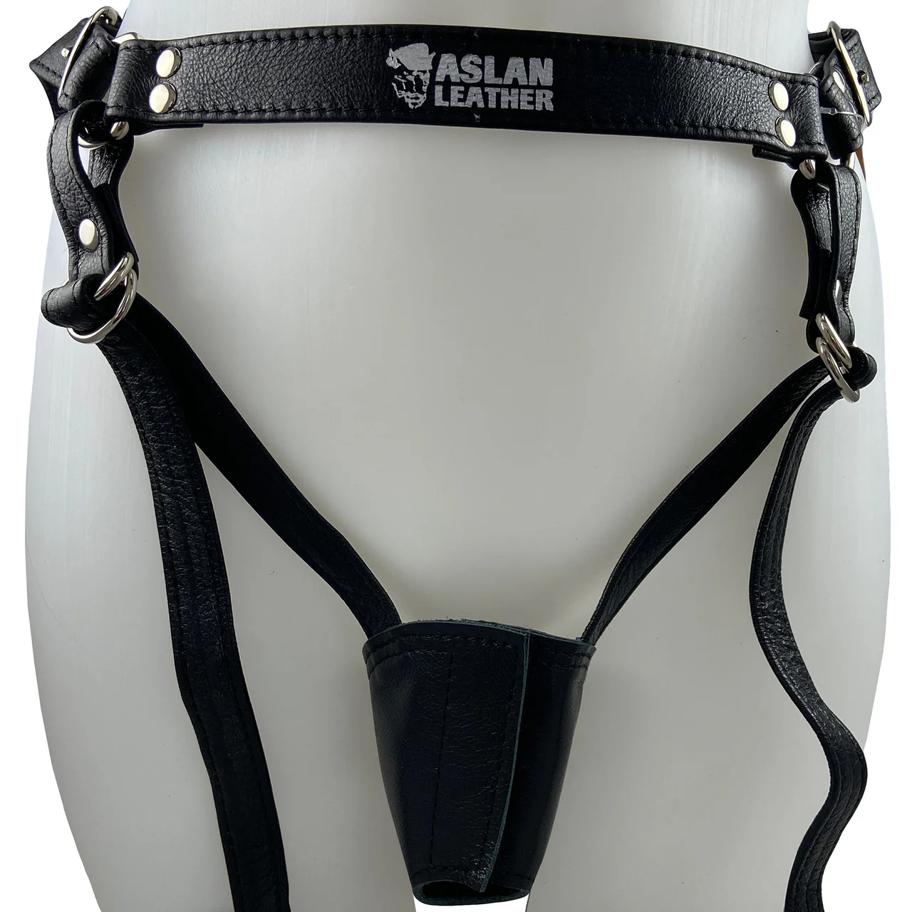 Aslan Forge Forced Orgasm Leather Harness - Image 3