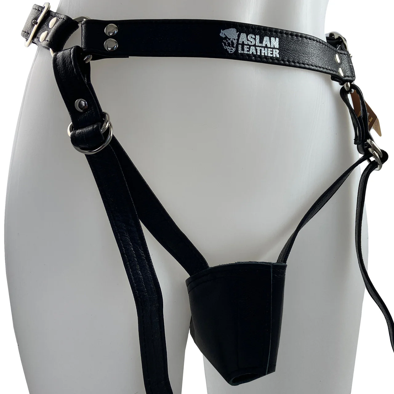 Aslan Forge Forced Orgasm Leather Harness - Image 4