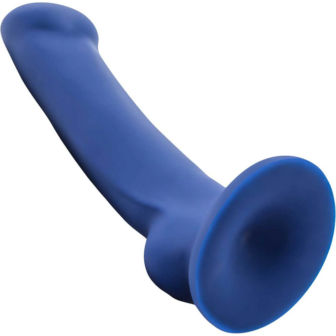 Avant D10 Ergo Mini Silicone Suction Cup Dildo by Blush Novelties - Indigo - Image 4