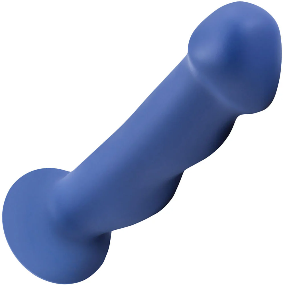 Avant D12 Suko Silicone Suction Cup Dildo by Blush Novelties - Indigo - Image 3