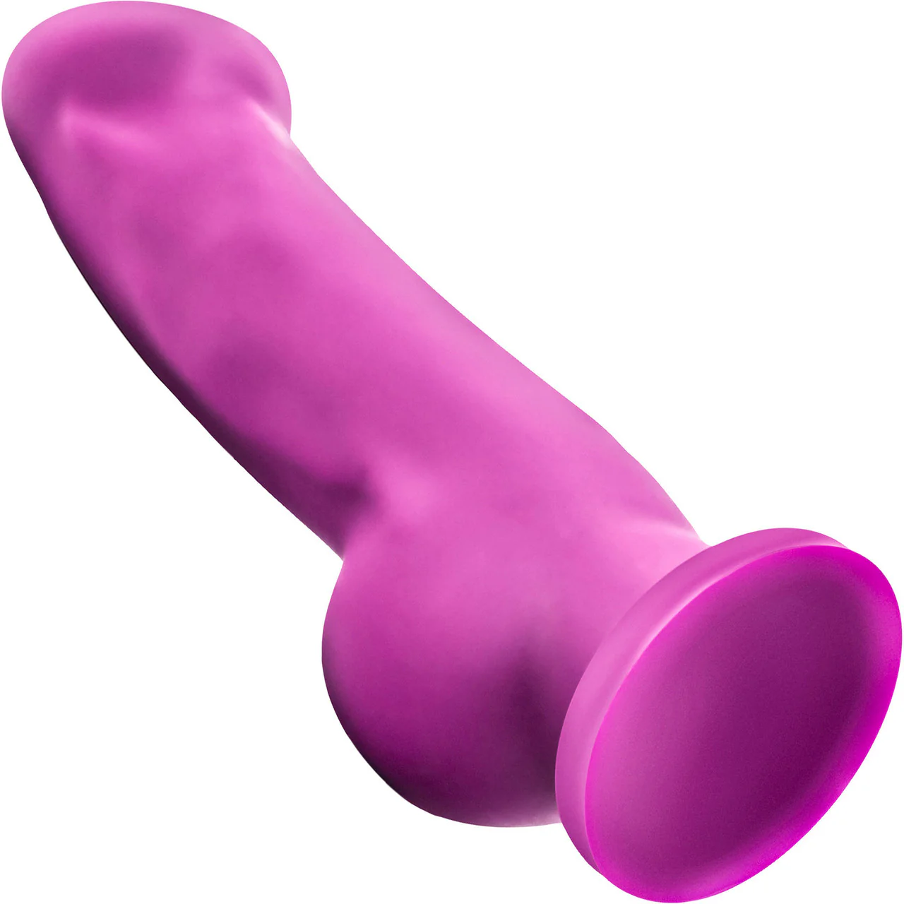 Avant D7 Ergo Silicone Suction Cup Dildo by Blush - Violet - Image 3