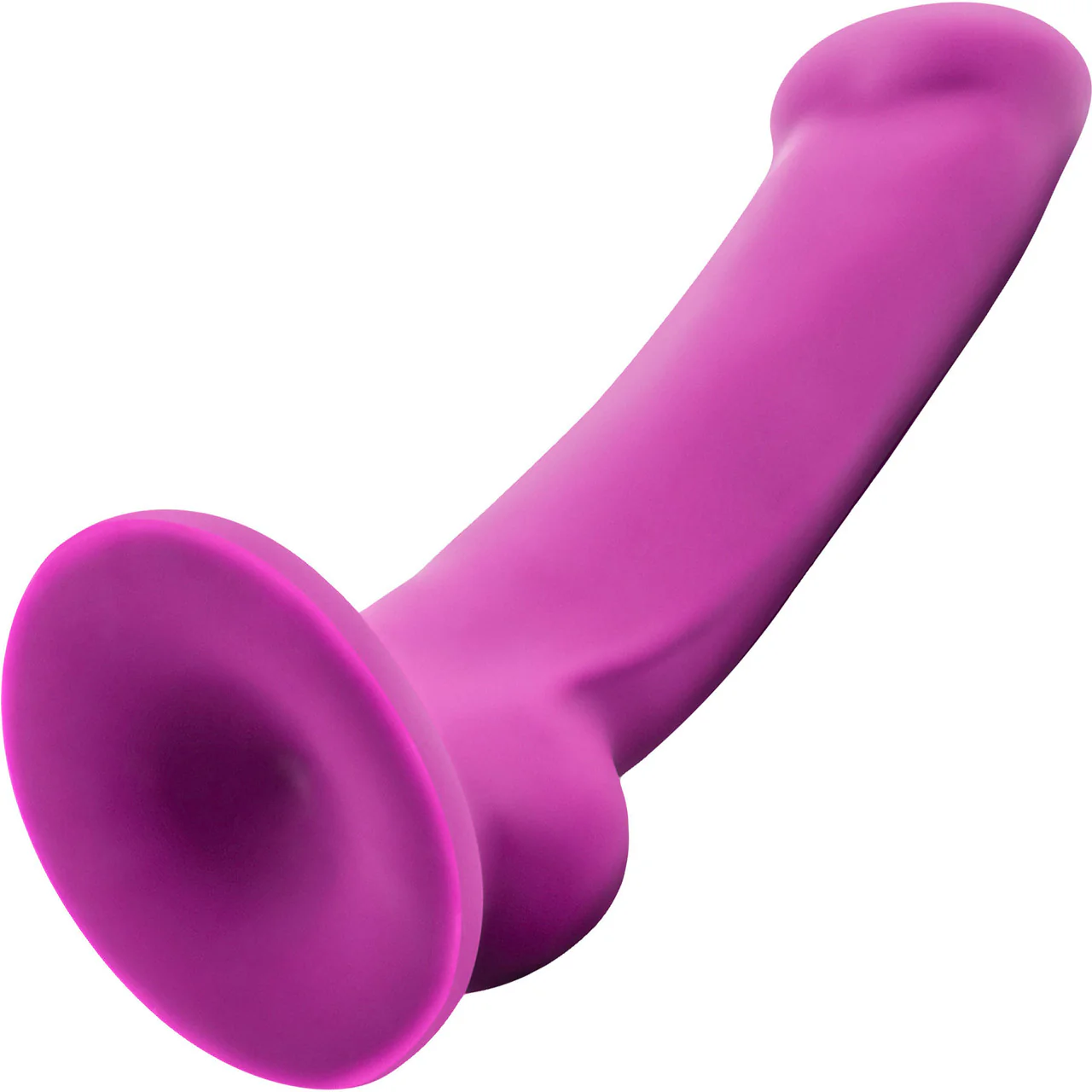 Avant D9 Ergo Mini Silicone Suction Cup Dildo by Blush - Violet - Image 3