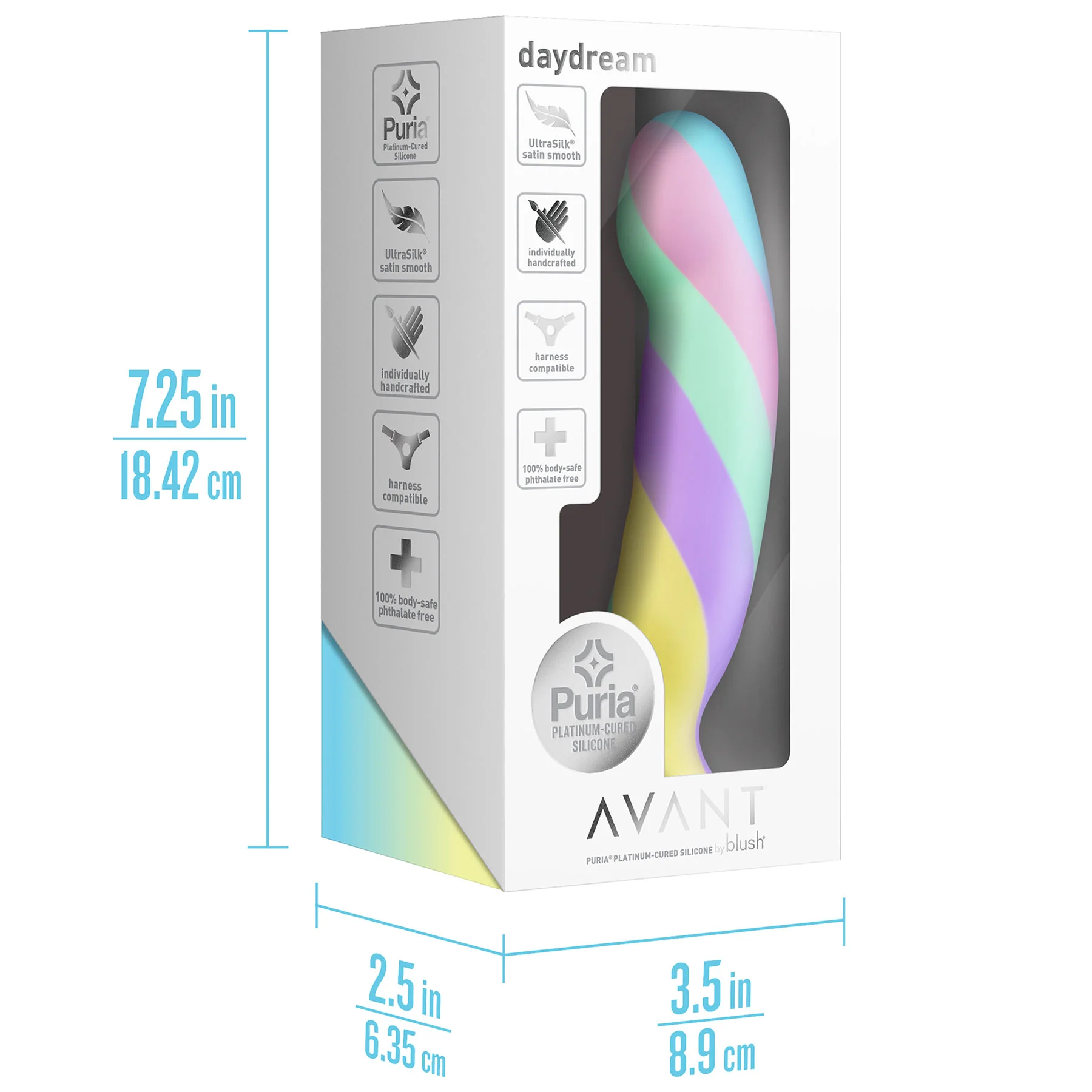 Avant Daydream 6" Silicone Suction Cup Dildo By Blush - Image 11