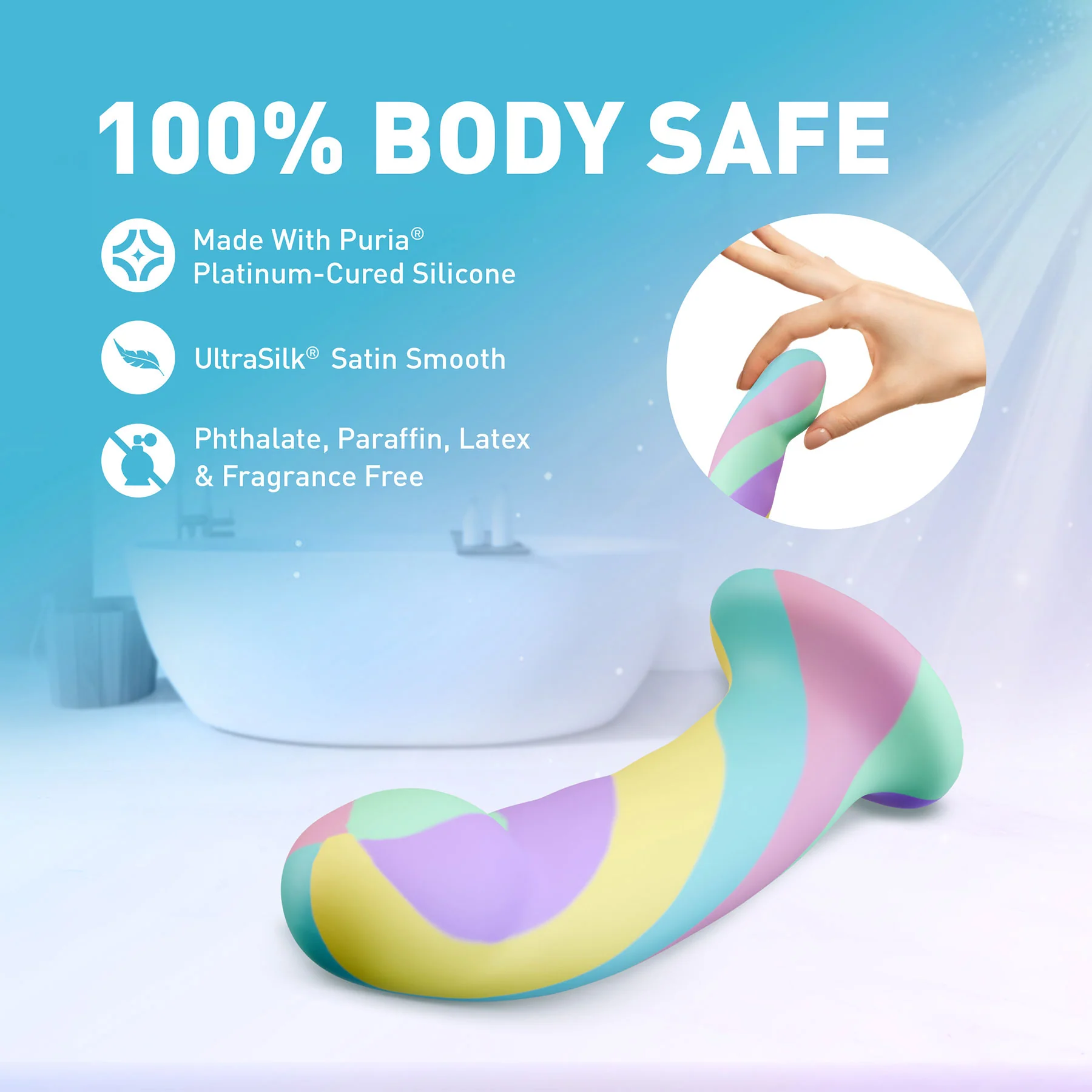 Avant Daydream 6" Silicone Suction Cup Dildo By Blush - Image 4
