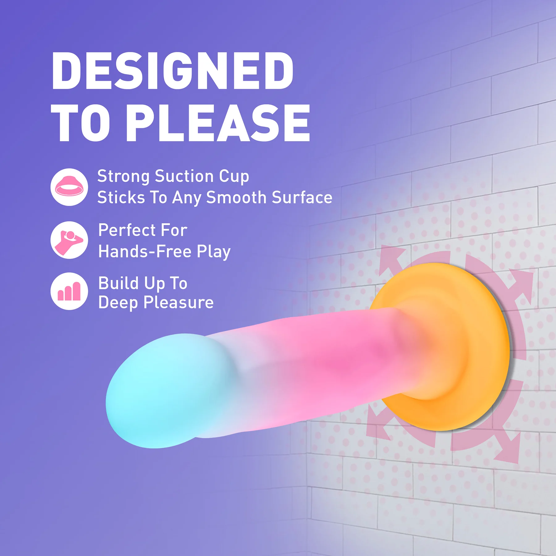 Avant Golden Dawn 8" Silicone Suction Cup Dildo By Blush - Image 4