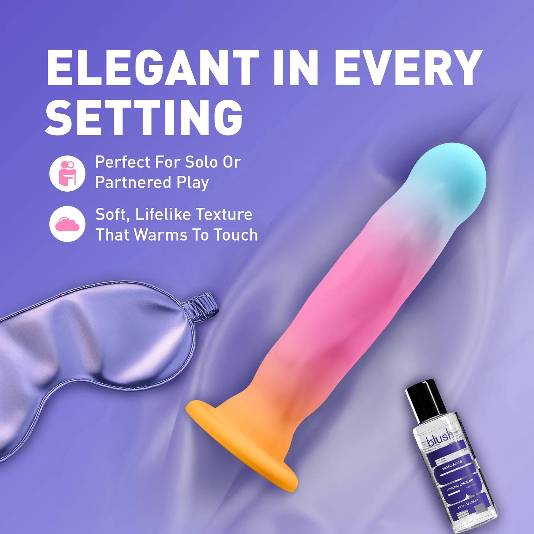 Avant Golden Dawn 8" Silicone Suction Cup Dildo By Blush - Image 6