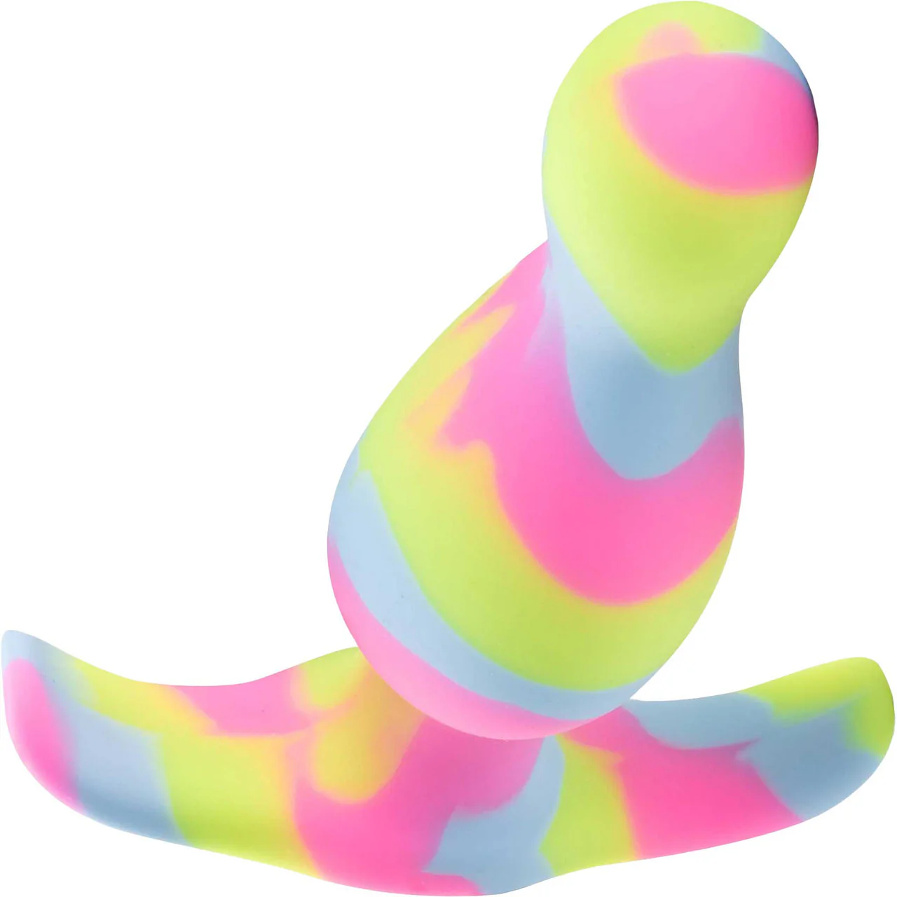 Avant Kaleido Silicone Butt Plug By Blush - Lime - Image 3