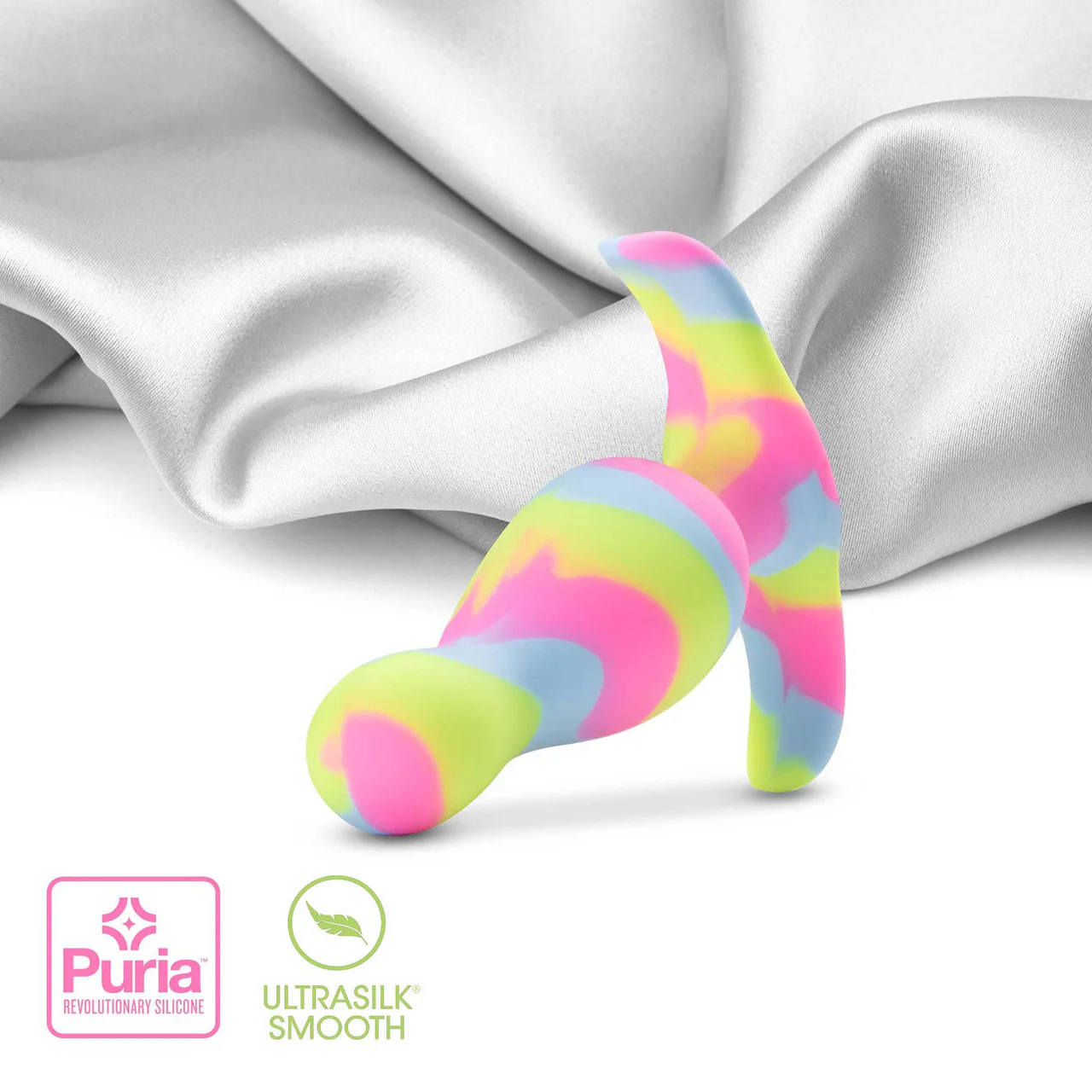 Avant Kaleido Silicone Butt Plug By Blush - Lime - Image 7