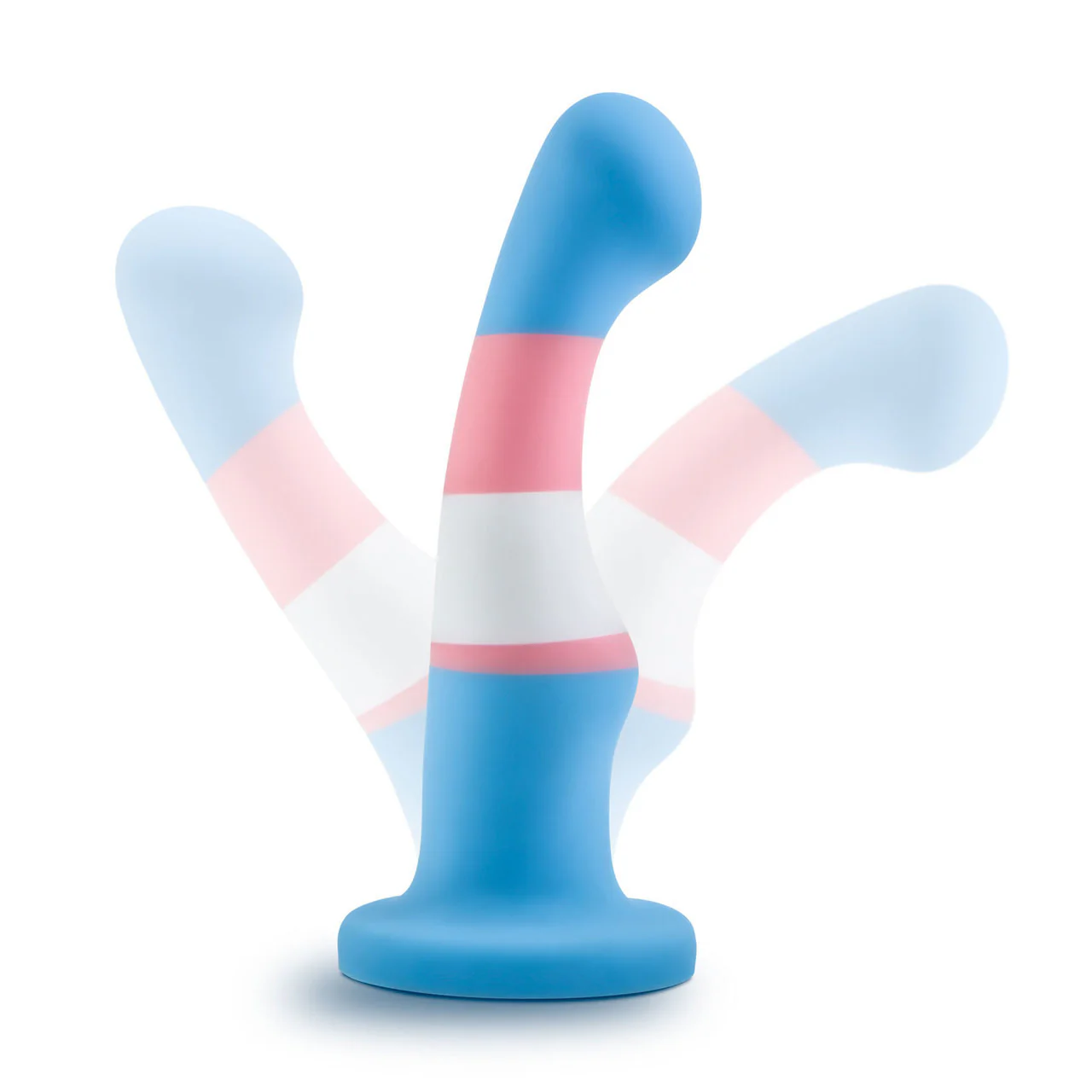 Avant Pride P2 True Blue Silicone Dildo With Suction Cup Base By Blush - Image 3