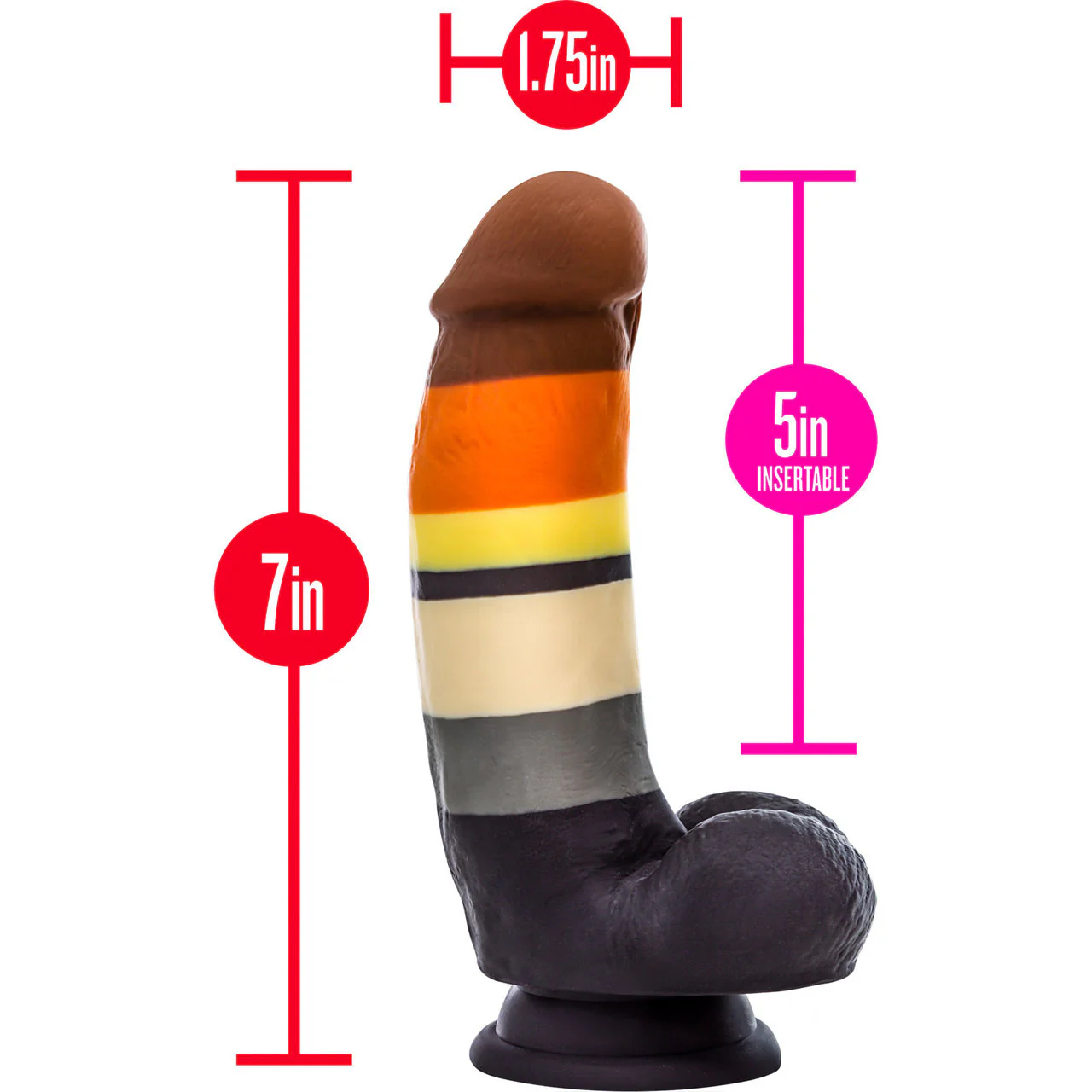 Avant Pride P9 Bear Silicone Dildo With Suction Cup Base By Blush - Image 3