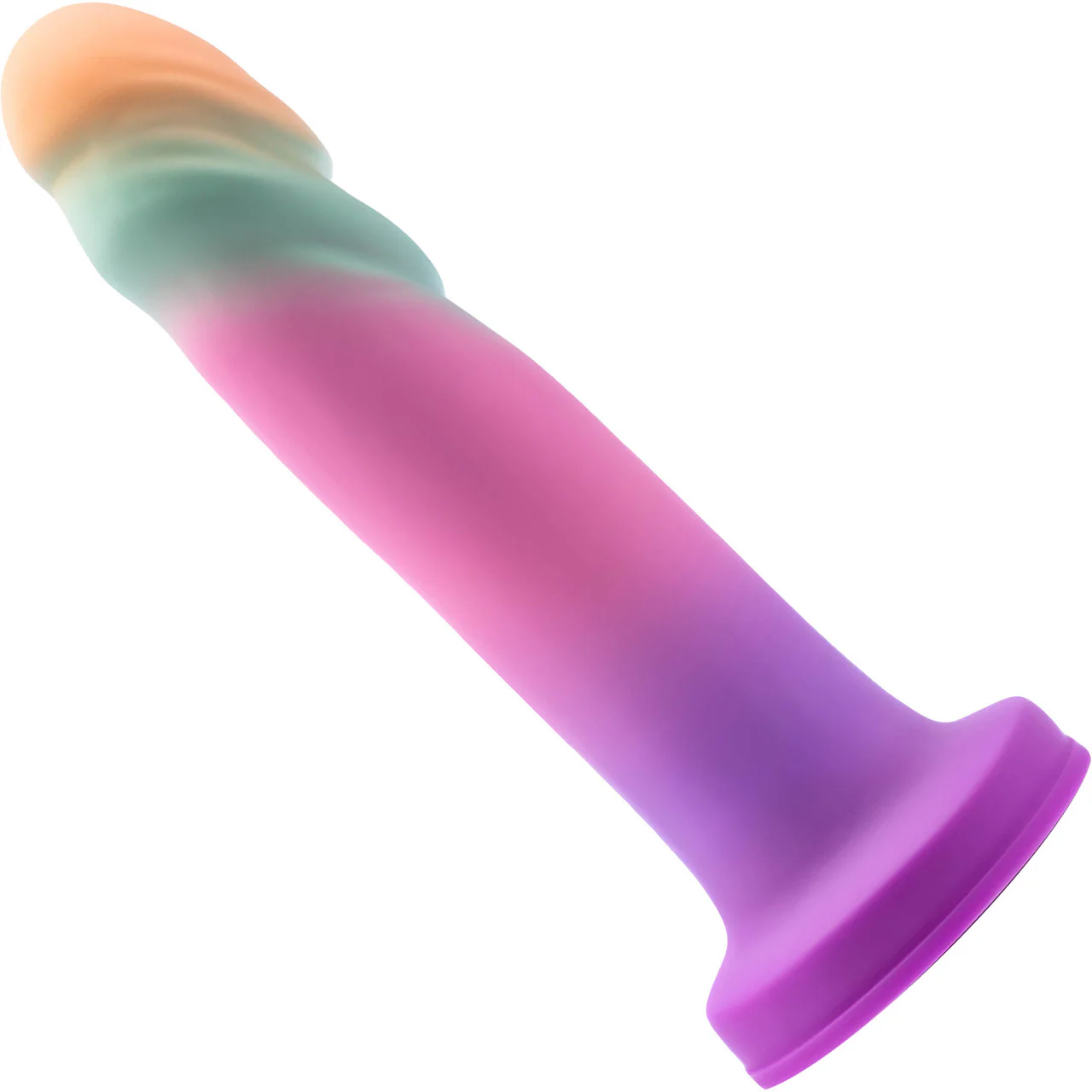 Avant Sunrise Gaze 7.5" Silicone Suction Cup Dildo By Blush - Sherbet - Image 2