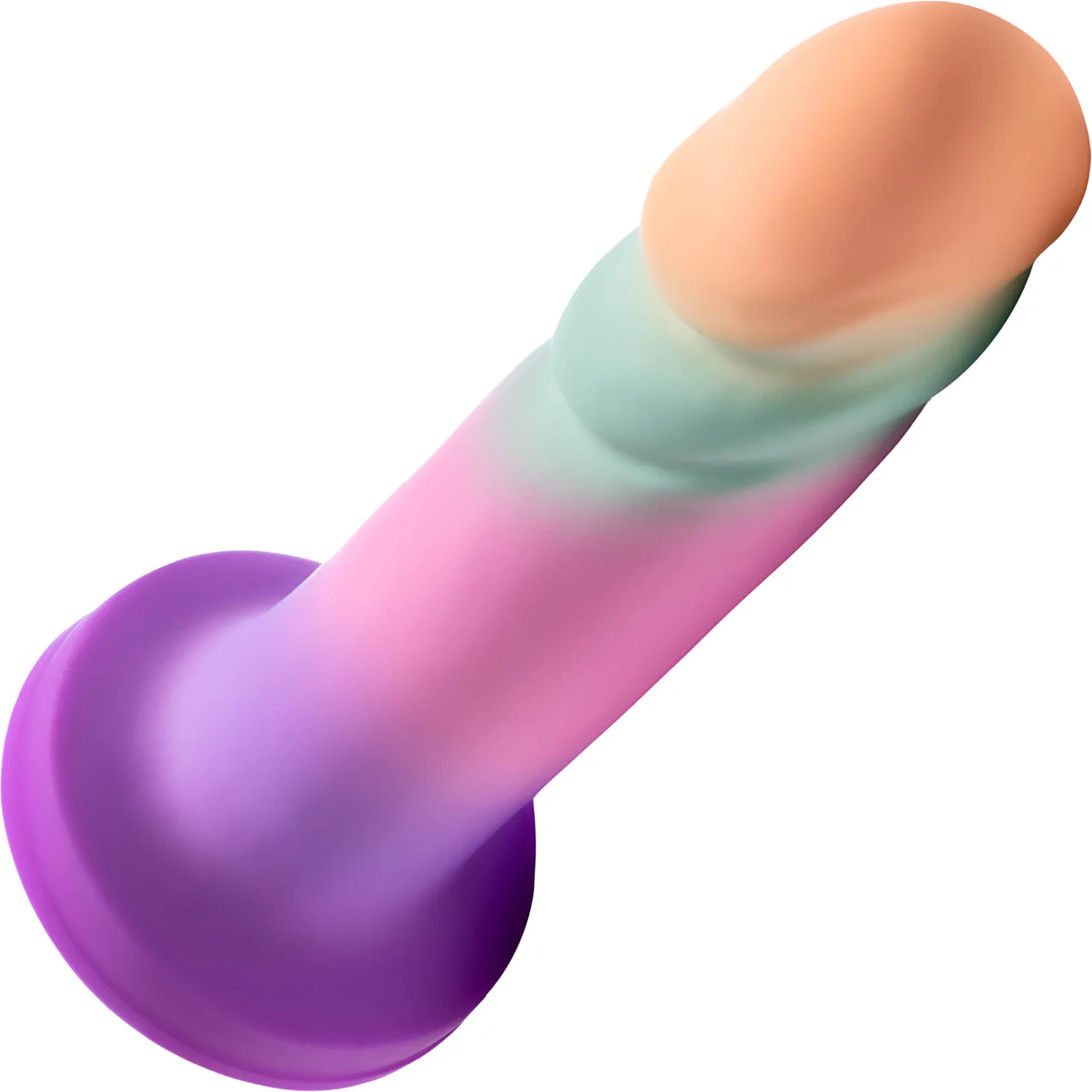 Avant Sunrise Gaze 7.5" Silicone Suction Cup Dildo By Blush - Sherbet - Image 3