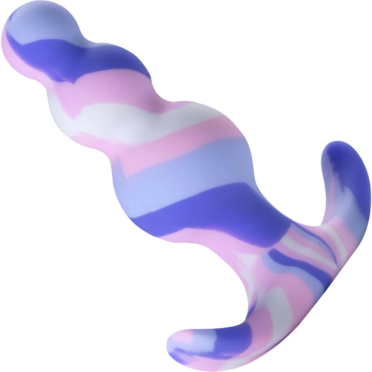 Avant Twilight Beaded Silicone Butt Plug By Blush - Blue - Image 2