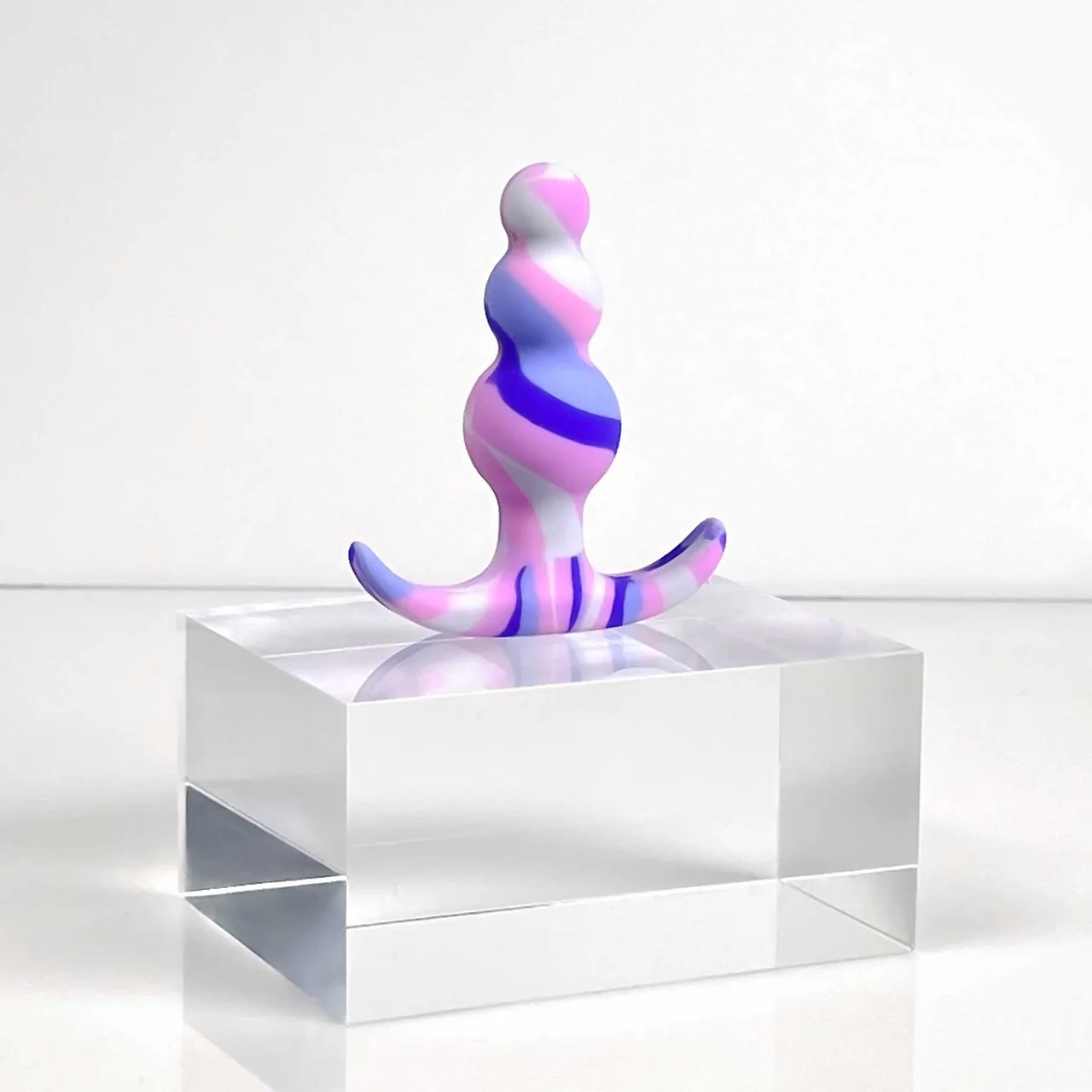 Avant Twilight Beaded Silicone Butt Plug By Blush - Blue - Image 8