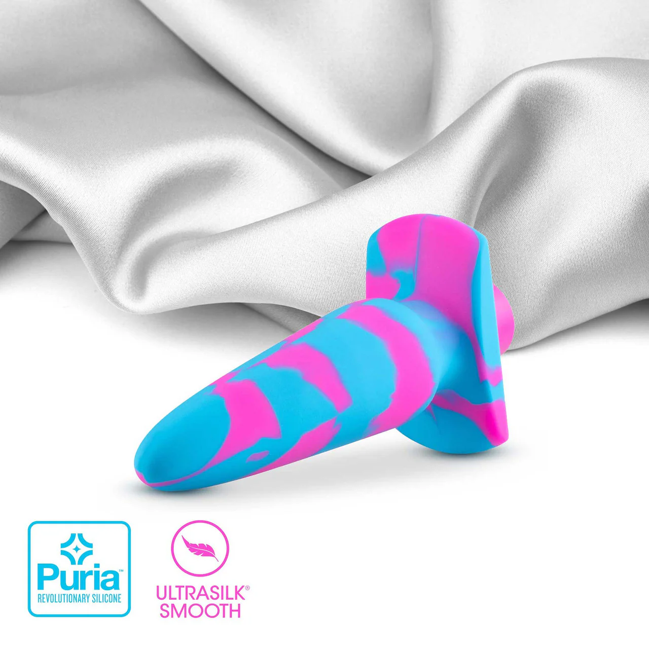 Avant Vibrotize Rechargeable Waterproof Vibrating Silicone Butt Plug By Blush - Fuchsia - Image 7