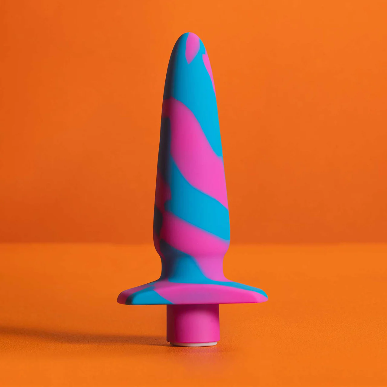 Avant Vibrotize Rechargeable Waterproof Vibrating Silicone Butt Plug By Blush - Fuchsia - Image 9