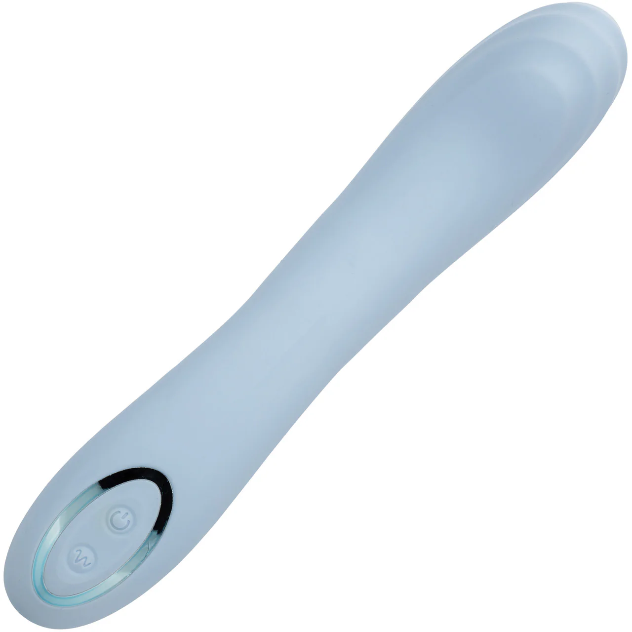 Azure Collection Contoured G Rechargeable Waterproof Silicone G-Spot Vibrator By CalExotics - Image 5