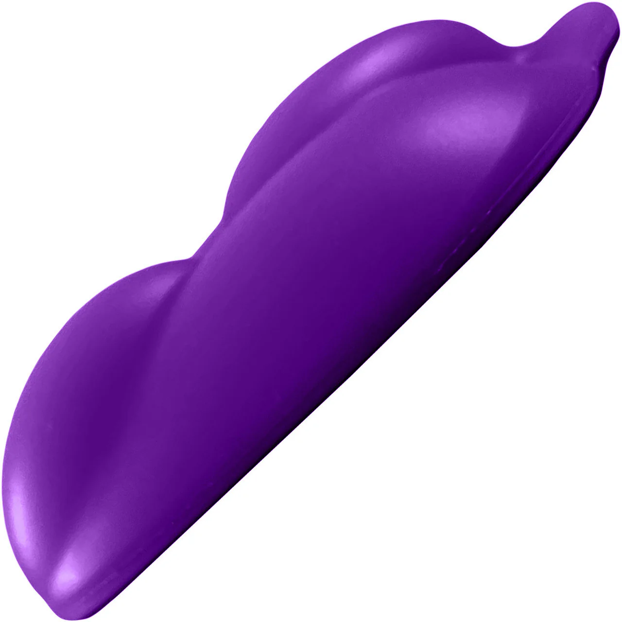 b.cush Soft Silicone Dildo Base for Harness Play By Banana Pants - Purple - Image 3