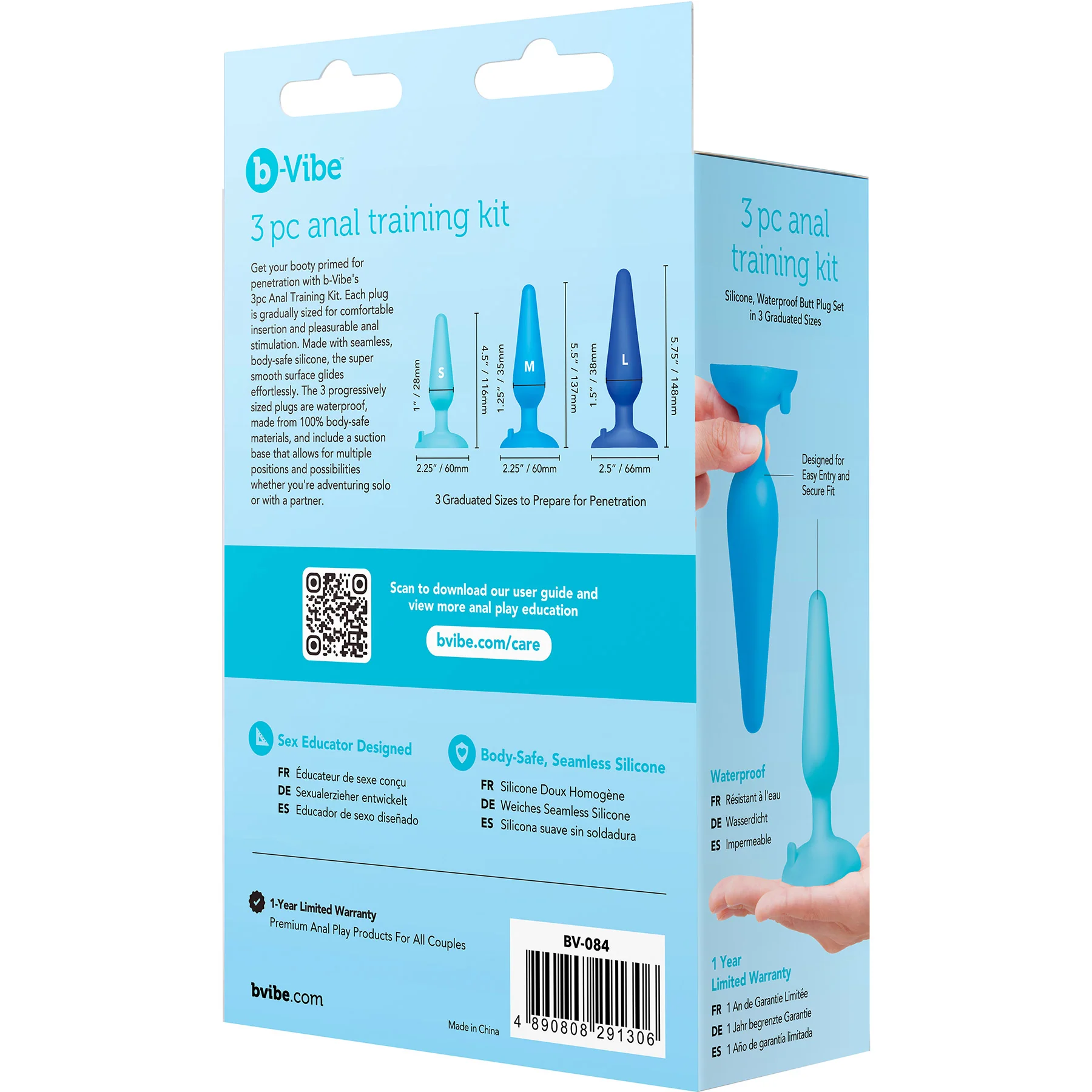 b-Vibe 3-Piece Silicone Anal Training Kit - Image 18