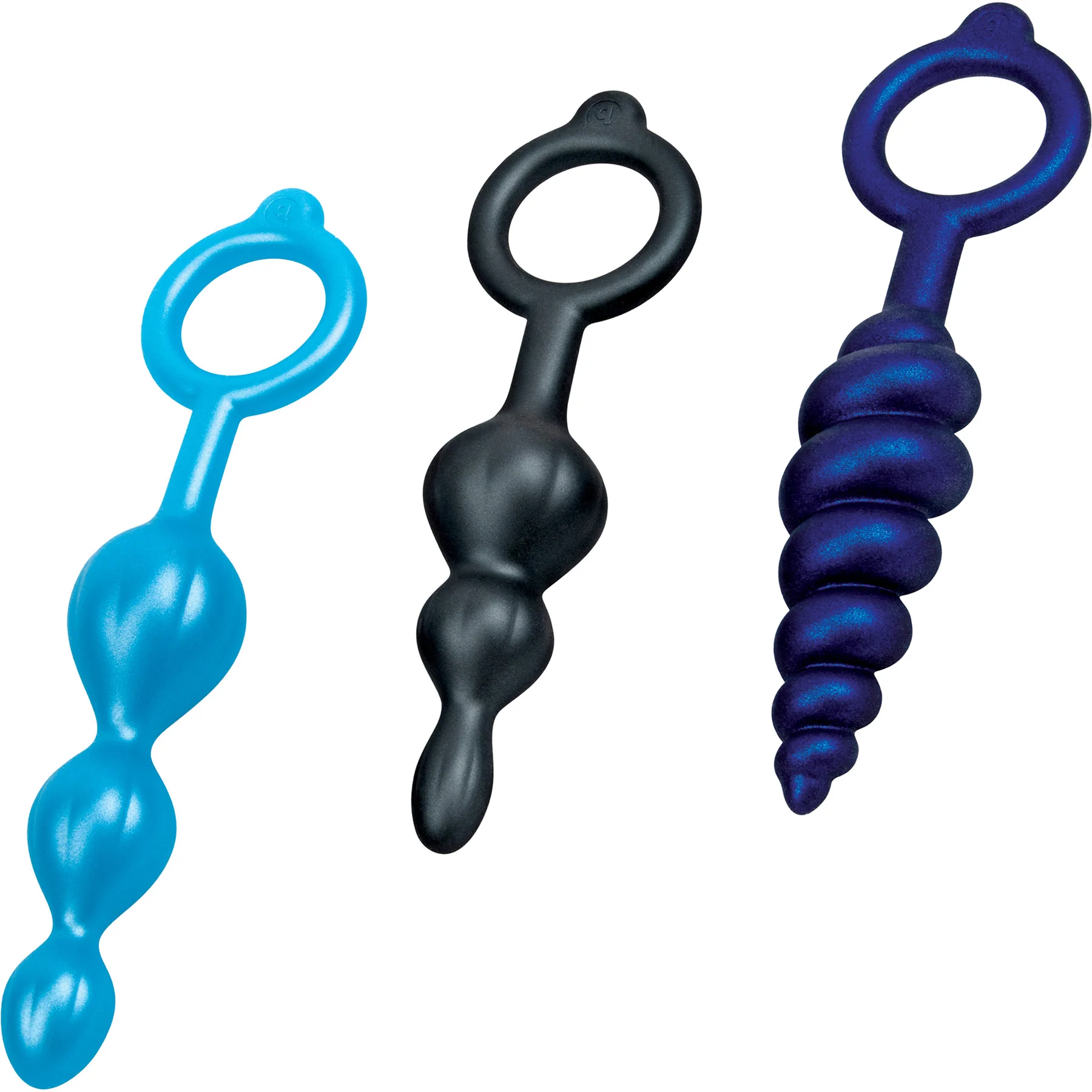 b-Vibe Beaded Butties Bundle 3-Piece Silicone Anal Plug Set - Image 6
