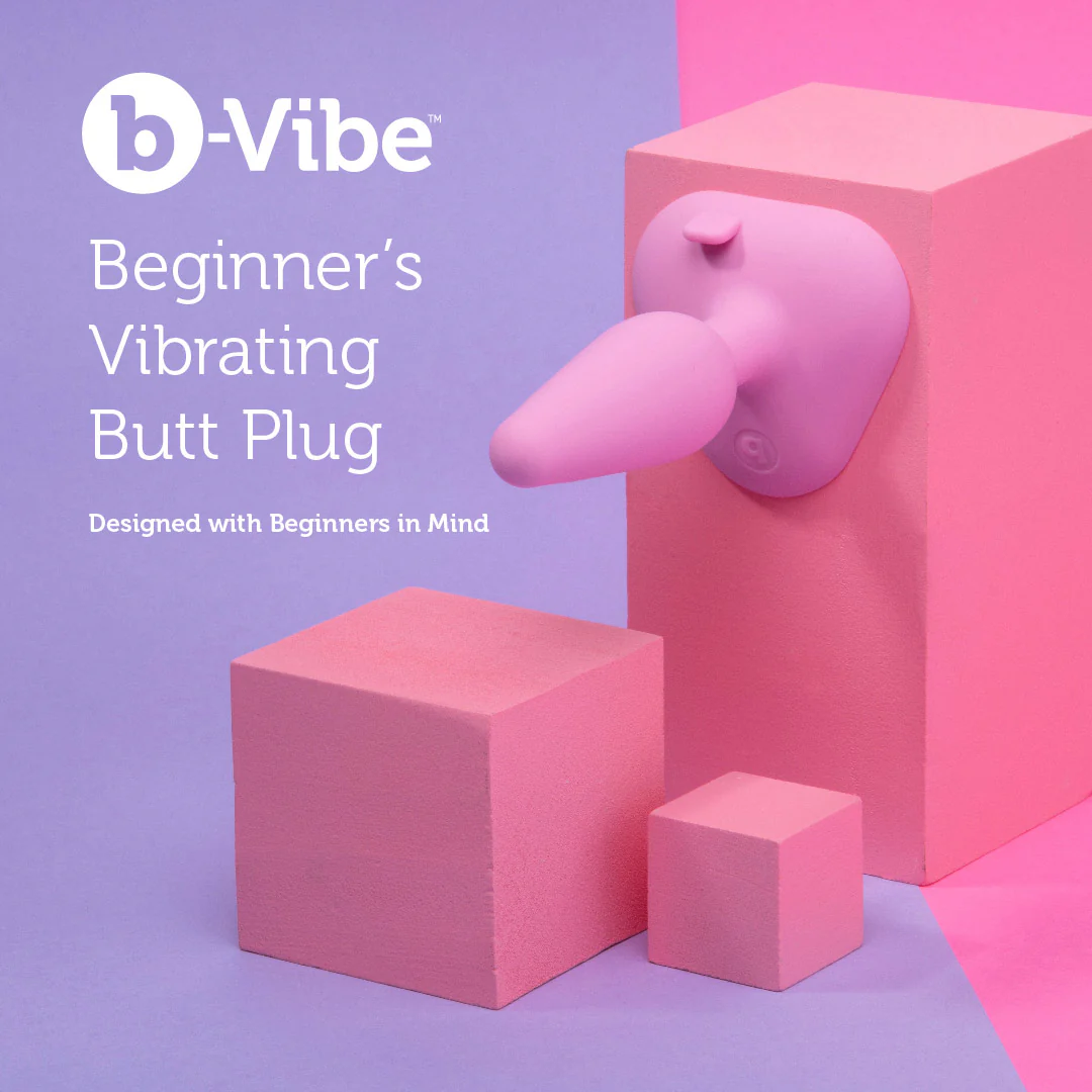 b-Vibe Beginner's Vibrating Rechargeable Silicone Butt Plug - Image 10
