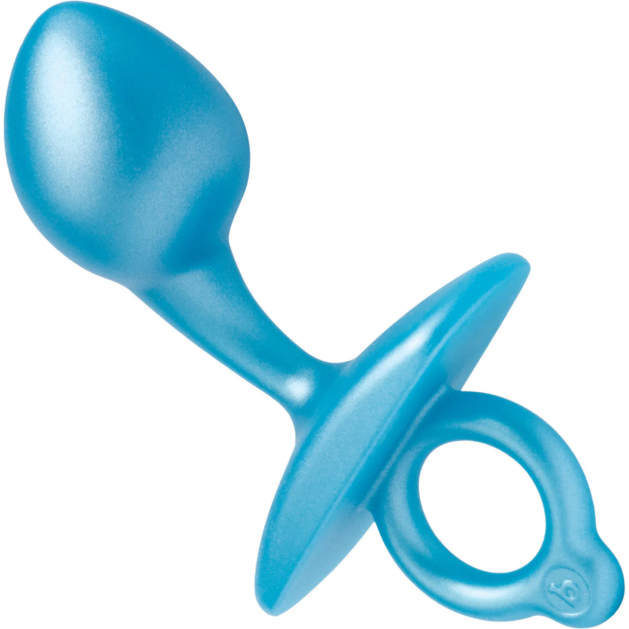 b-Vibe Butties Bulb Silicone Prostate Plug - Blue - Image 4