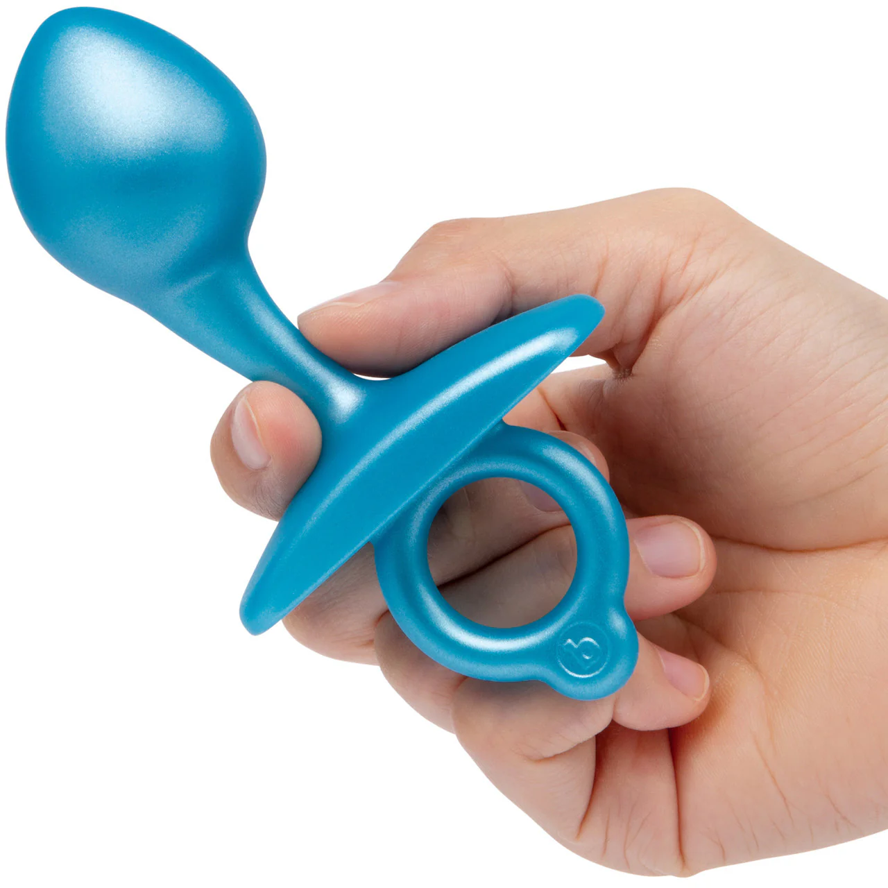 b-Vibe Butties Bulb Silicone Prostate Plug - Blue - Image 6