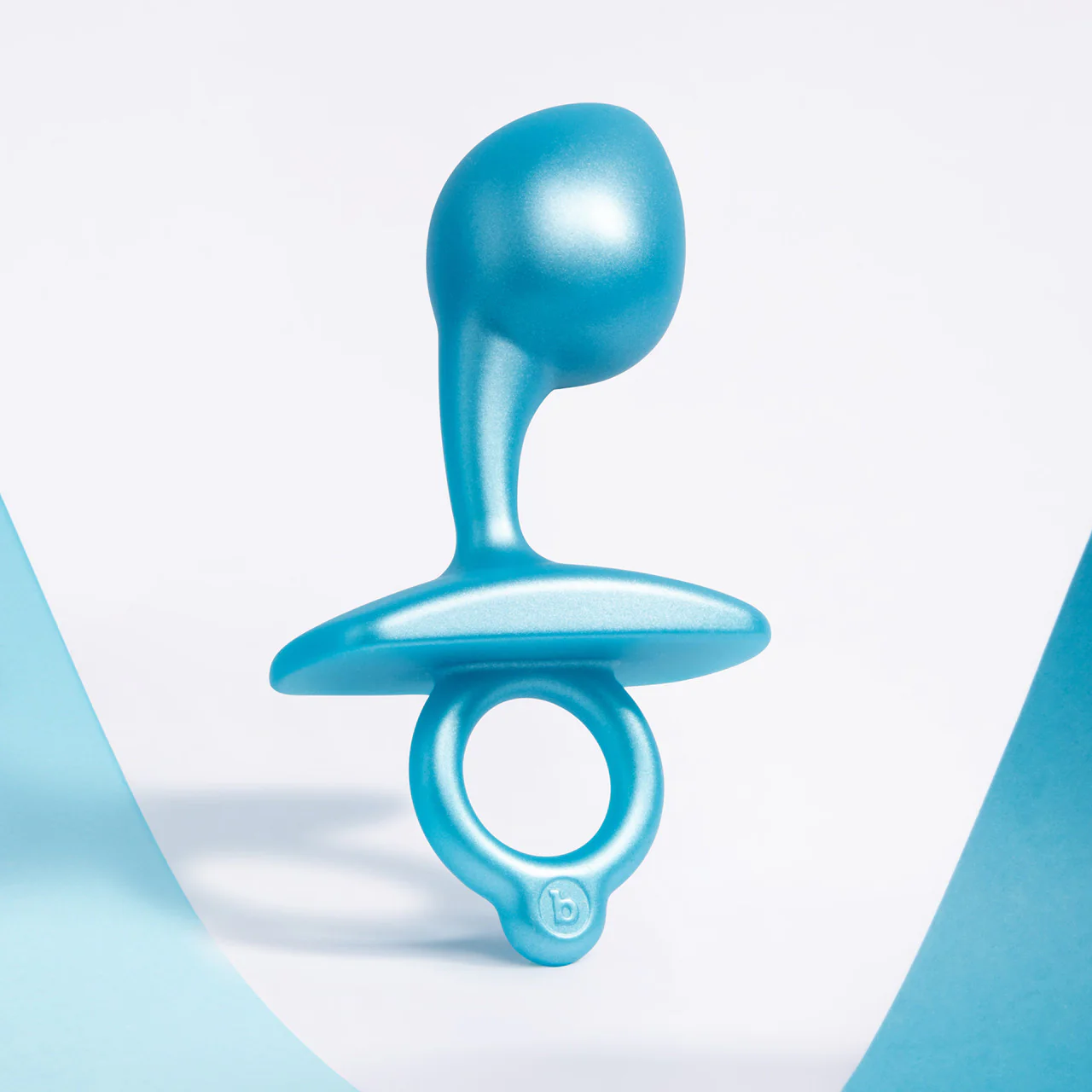 b-Vibe Butties Bulb Silicone Prostate Plug - Blue - Image 7