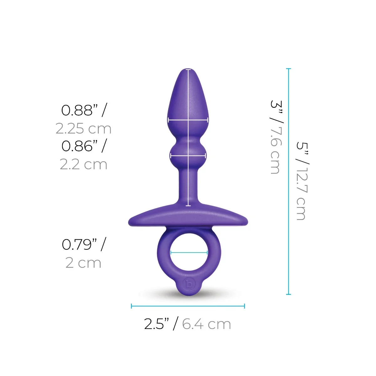 b-Vibe Butties Dart Silicone Anal Plug - Image 7