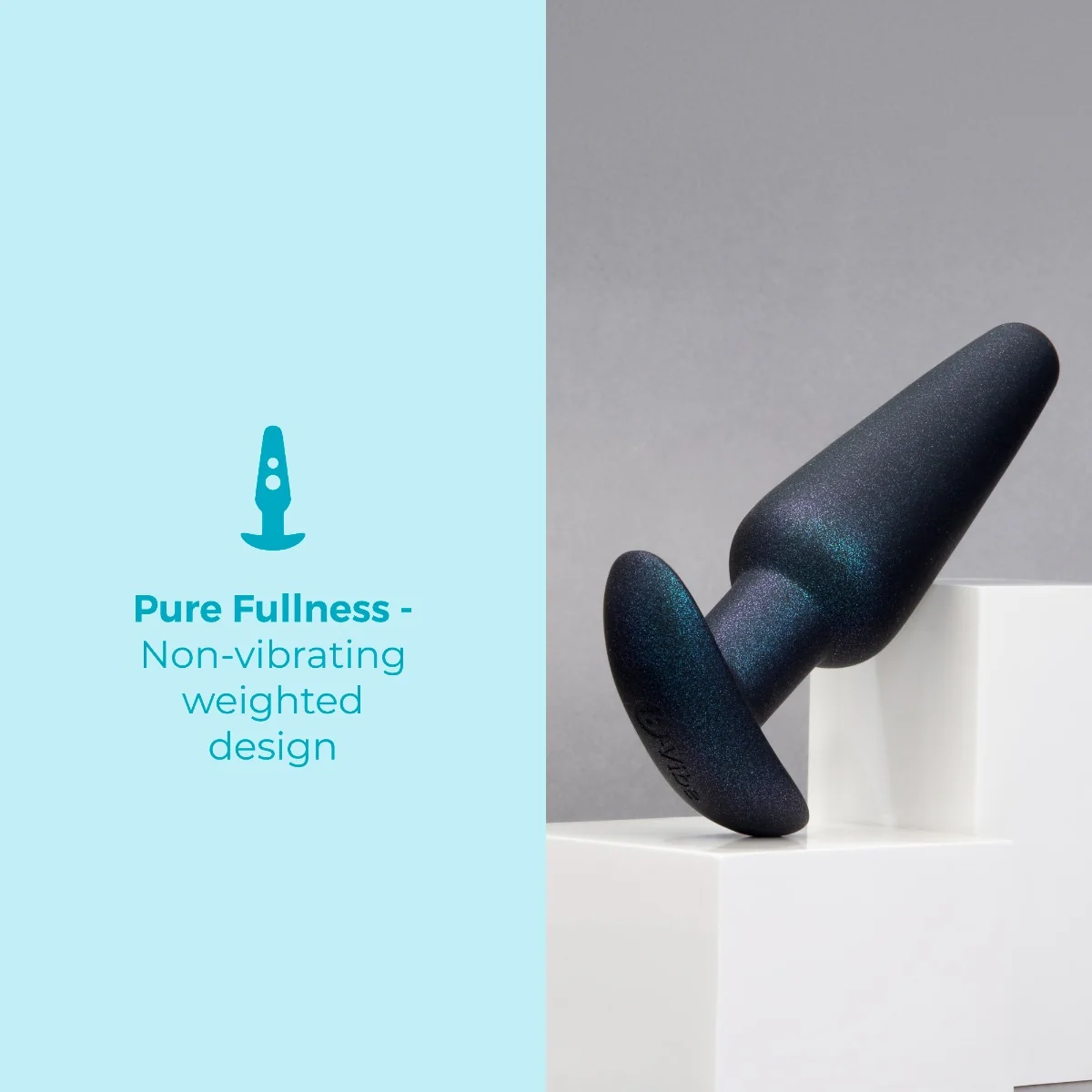 b-Vibe Butties Hefty Weighted Silicone Plug - Image 5