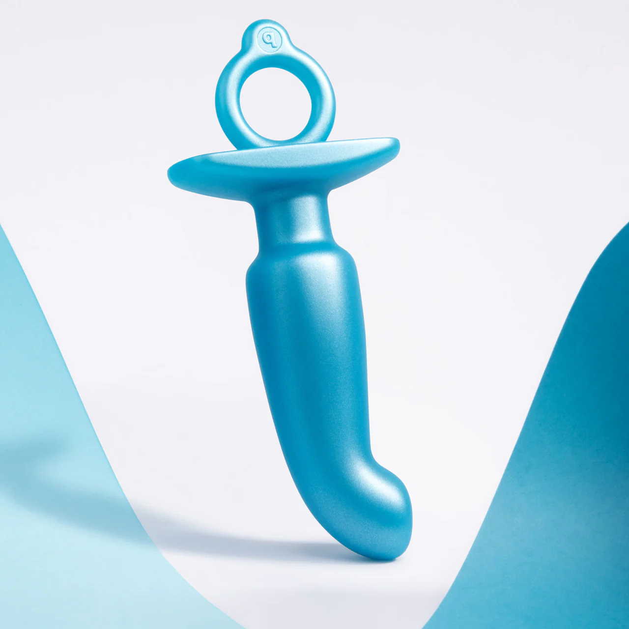 b-Vibe Butties Hither Silicone Prostate Plug - Blue - Image 9