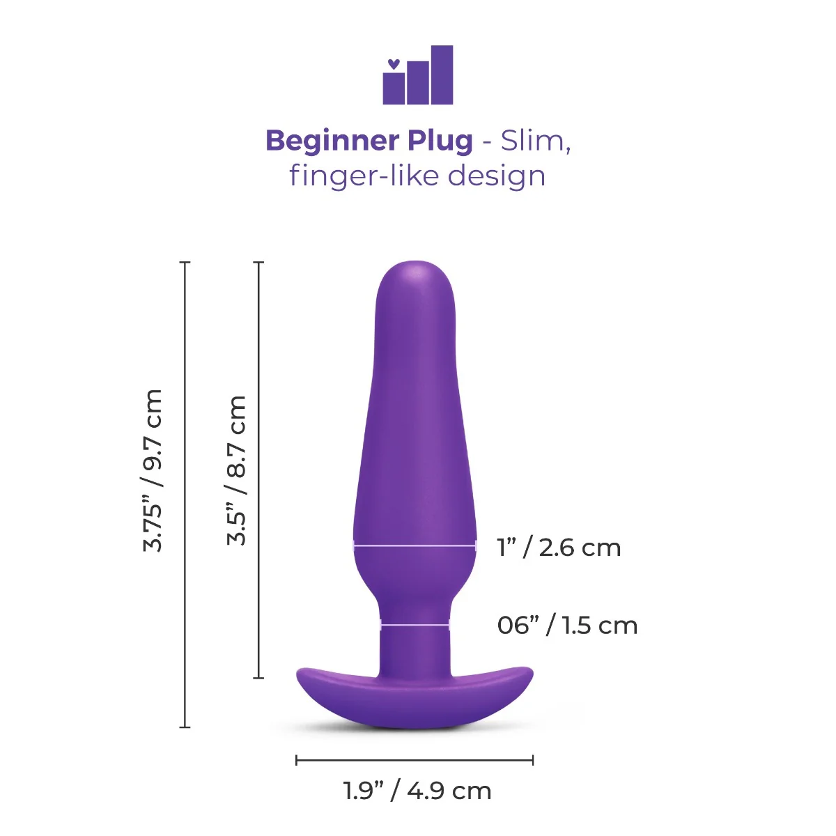 b-Vibe Butties Rookie Beginners Starter Silicone Plug - Image 13