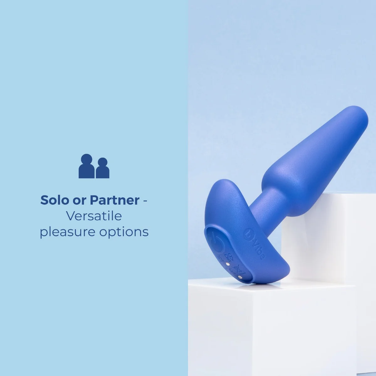 b-Vibe Butties Shake Slimline Vibrating Silicone Butt Plug - Image 14