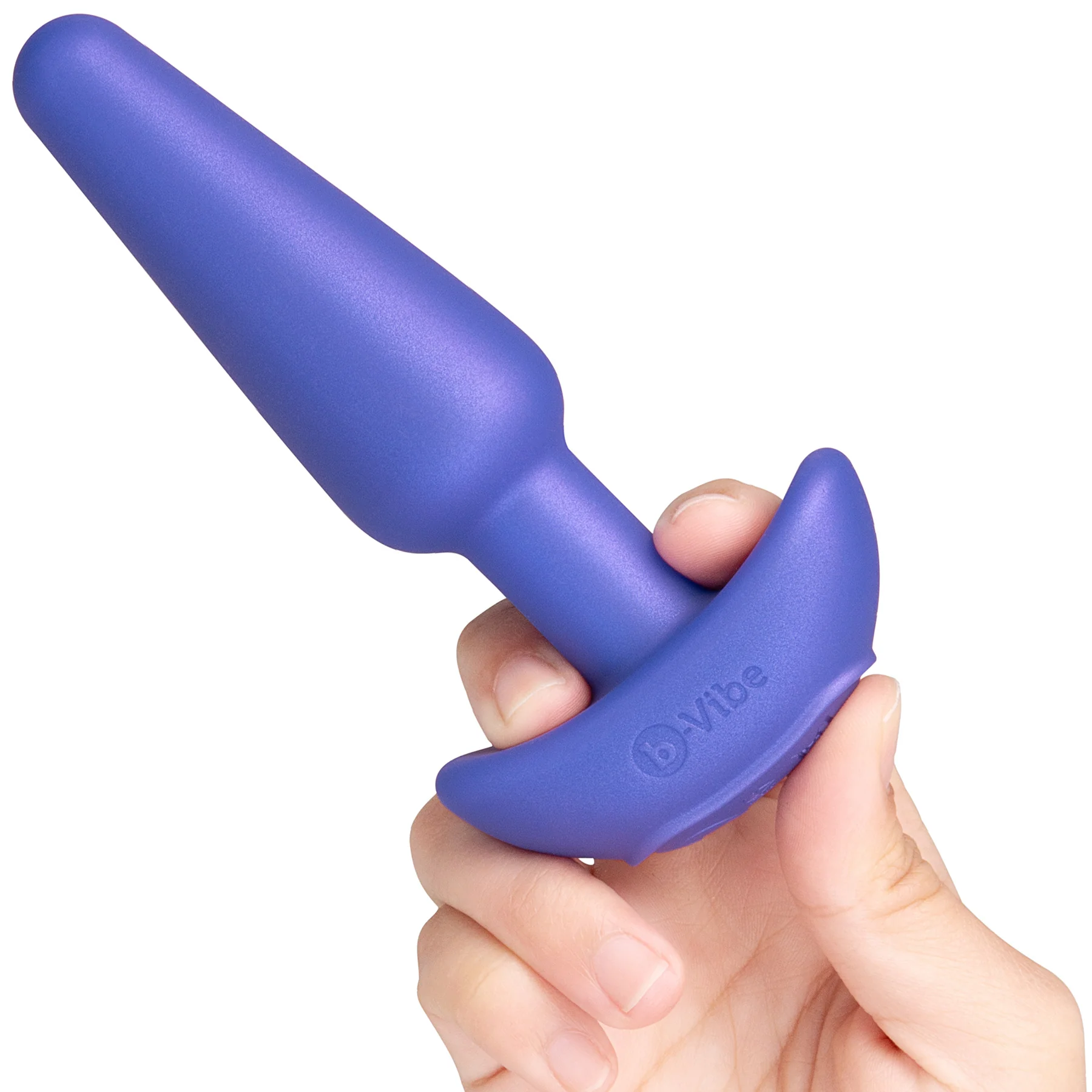 b-Vibe Butties Shake Slimline Vibrating Silicone Butt Plug - Image 7