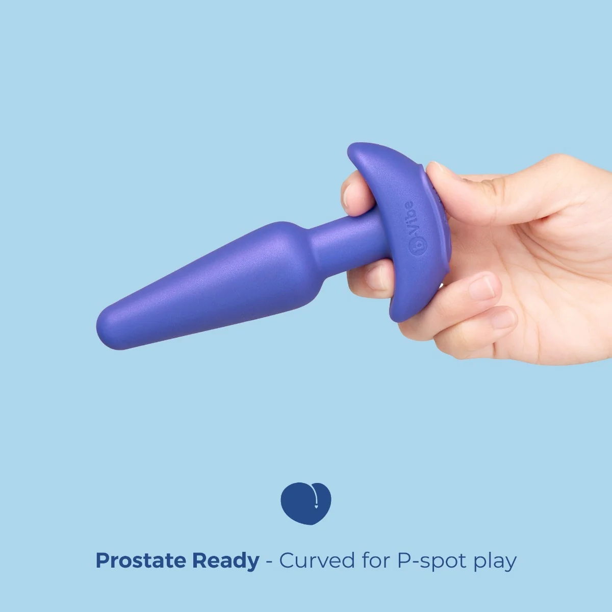 b-Vibe Butties Shake Slimline Vibrating Silicone Butt Plug - Image 9