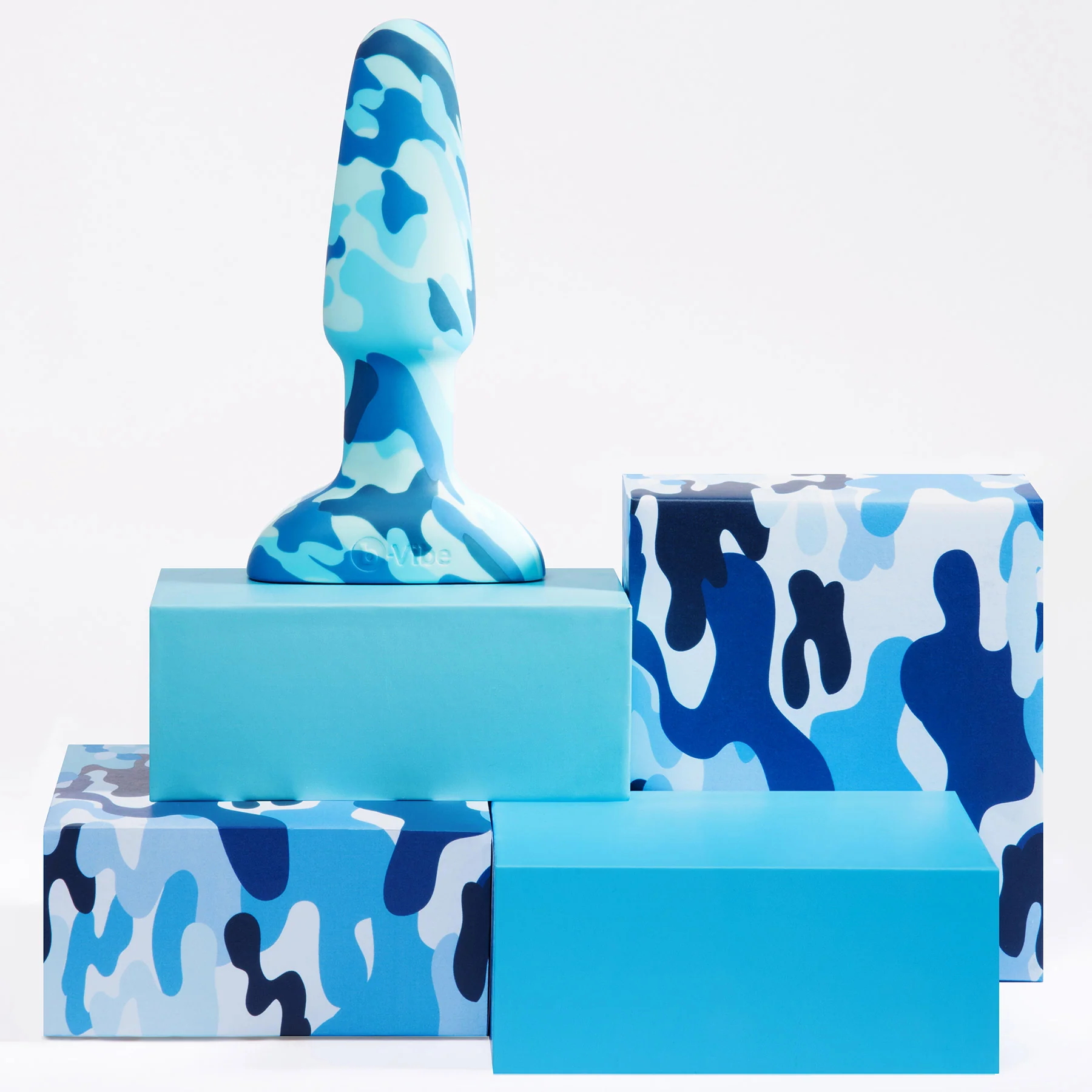 b-Vibe Camo Rimming Plug 2 Vibrating Anal Plug With Rotating Beads - Image 6