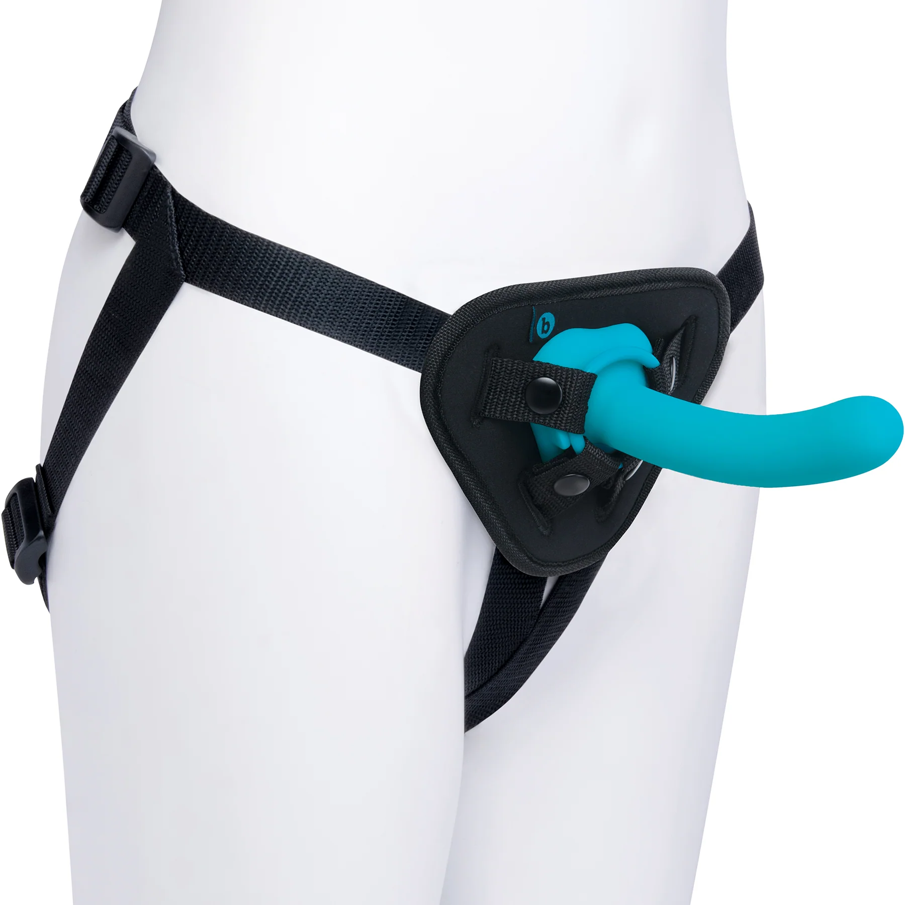 b-Vibe Every Body Strap-On Harness Set With 6 Inch Silicone Dildo Peg