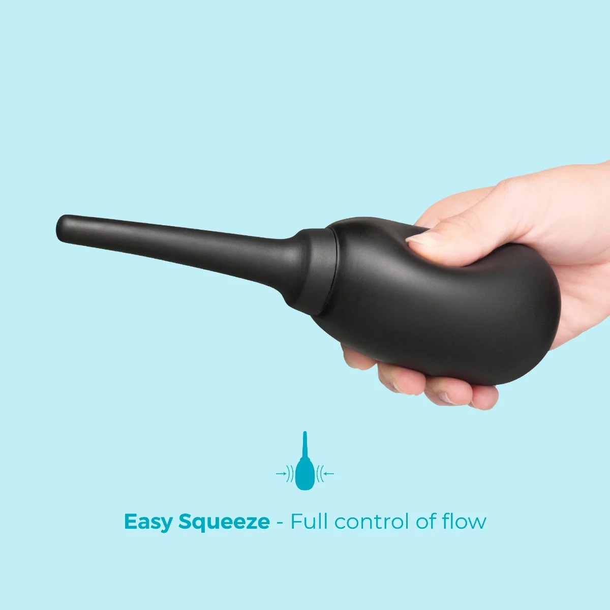b-Vibe Flexible Silicone Anal Douche - Image 6