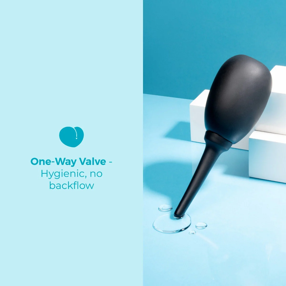 b-Vibe Flexible Silicone Anal Douche - Image 8