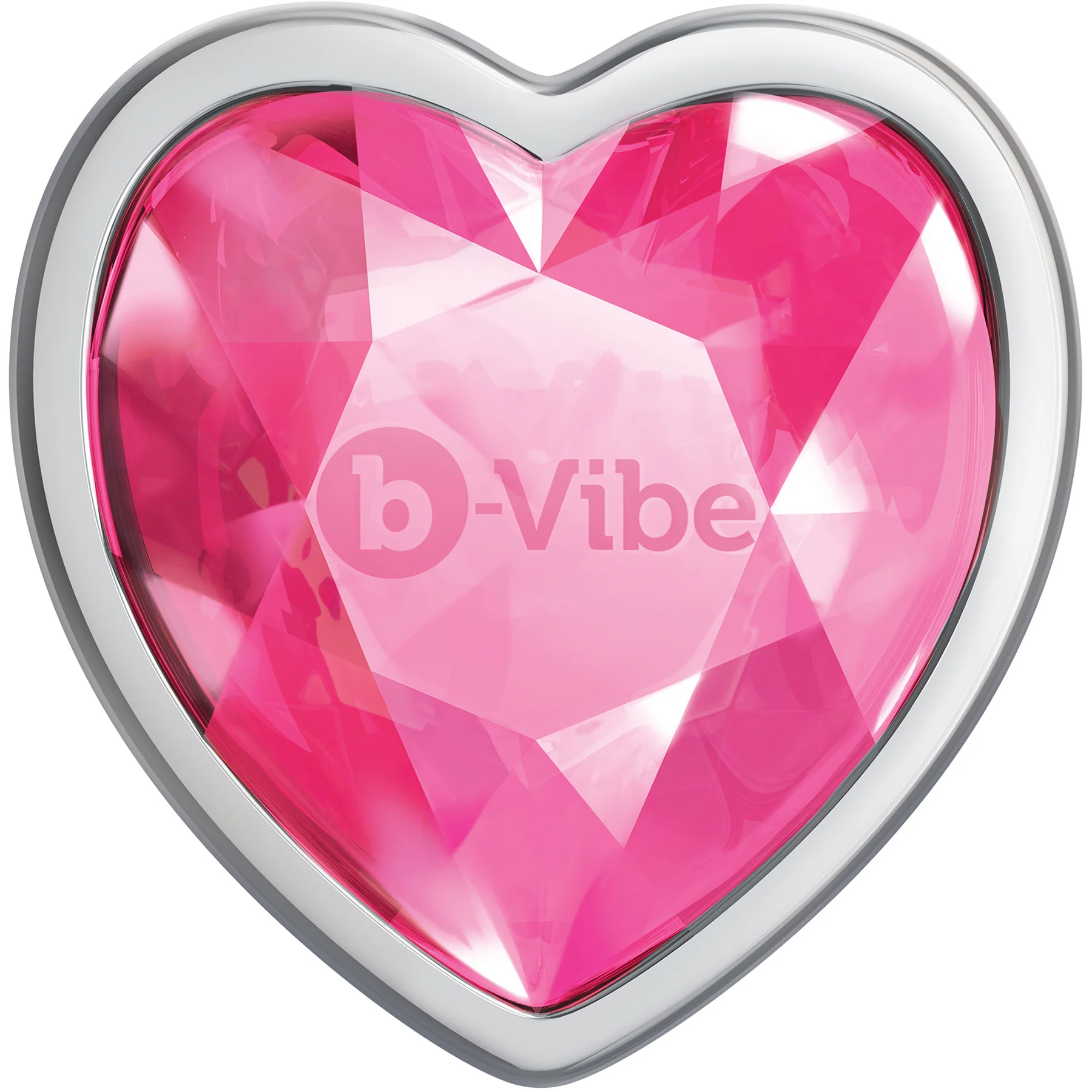 b-Vibe Jewel Heart Metal Butt Plug Training Set - Image 4