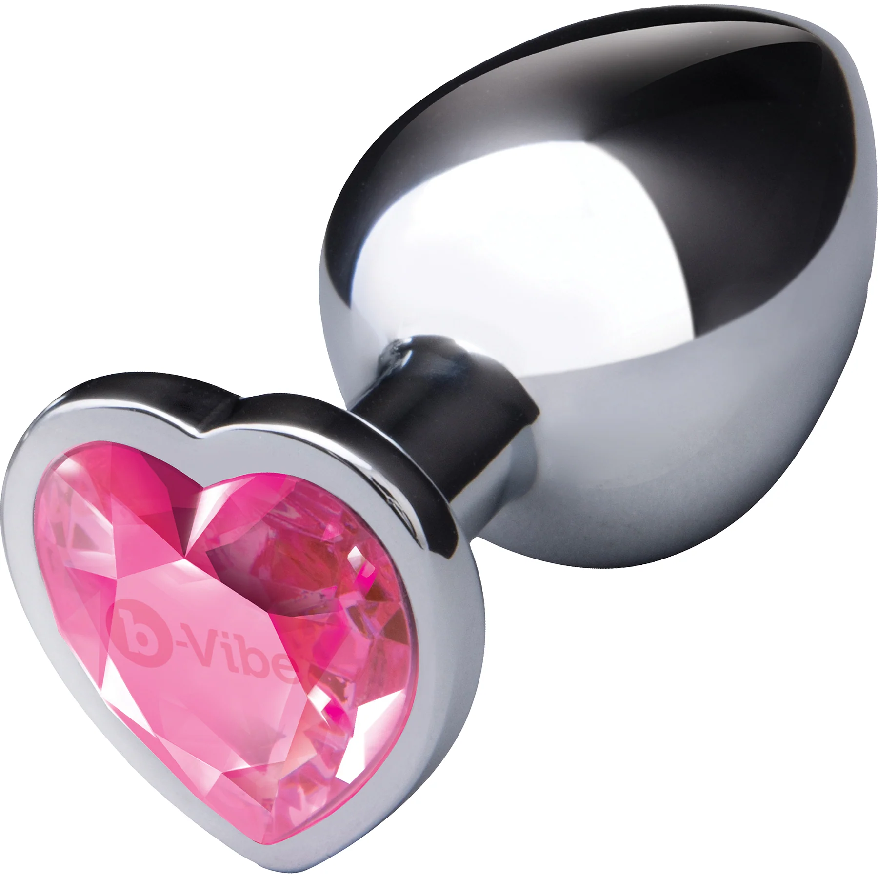 b-Vibe Jewel Heart Metal Butt Plug Training Set - Image 6