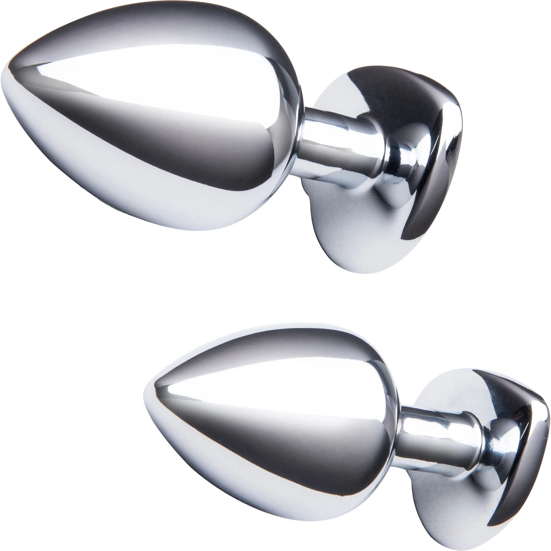b-Vibe Jewel Heart Metal Butt Plug Training Set - Image 9