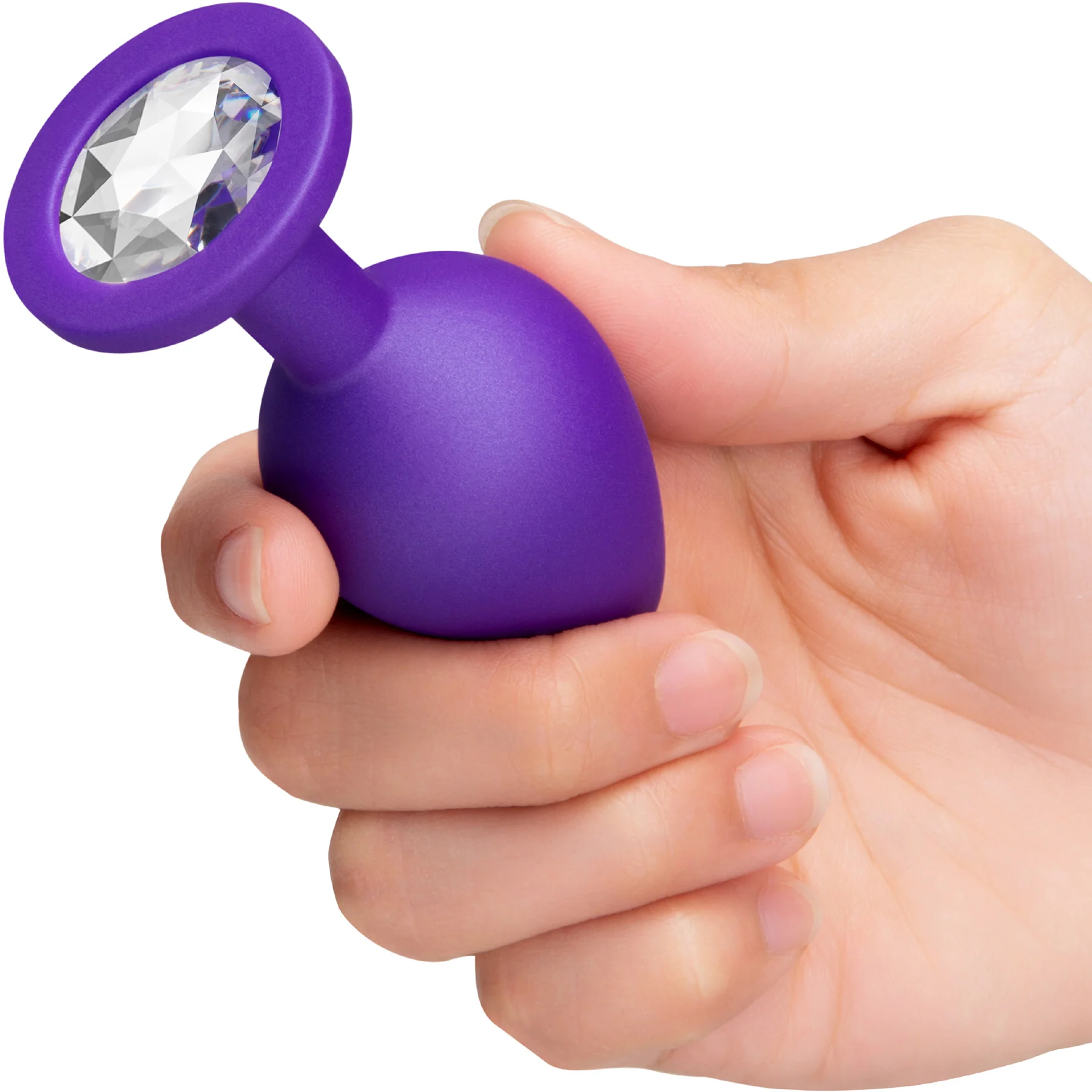 b-Vibe Jeweled Butties Bundle Silicone 3 Piece Anal Training Set - Image 4