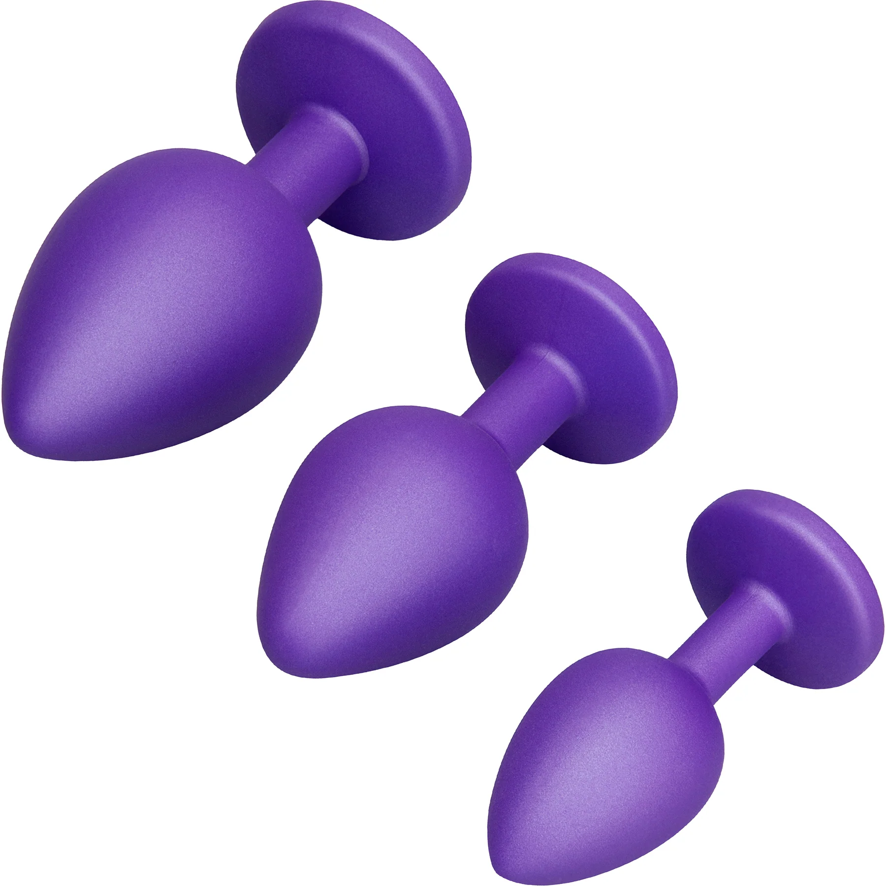 b-Vibe Jeweled Butties Bundle Silicone 3 Piece Anal Training Set - Image 7