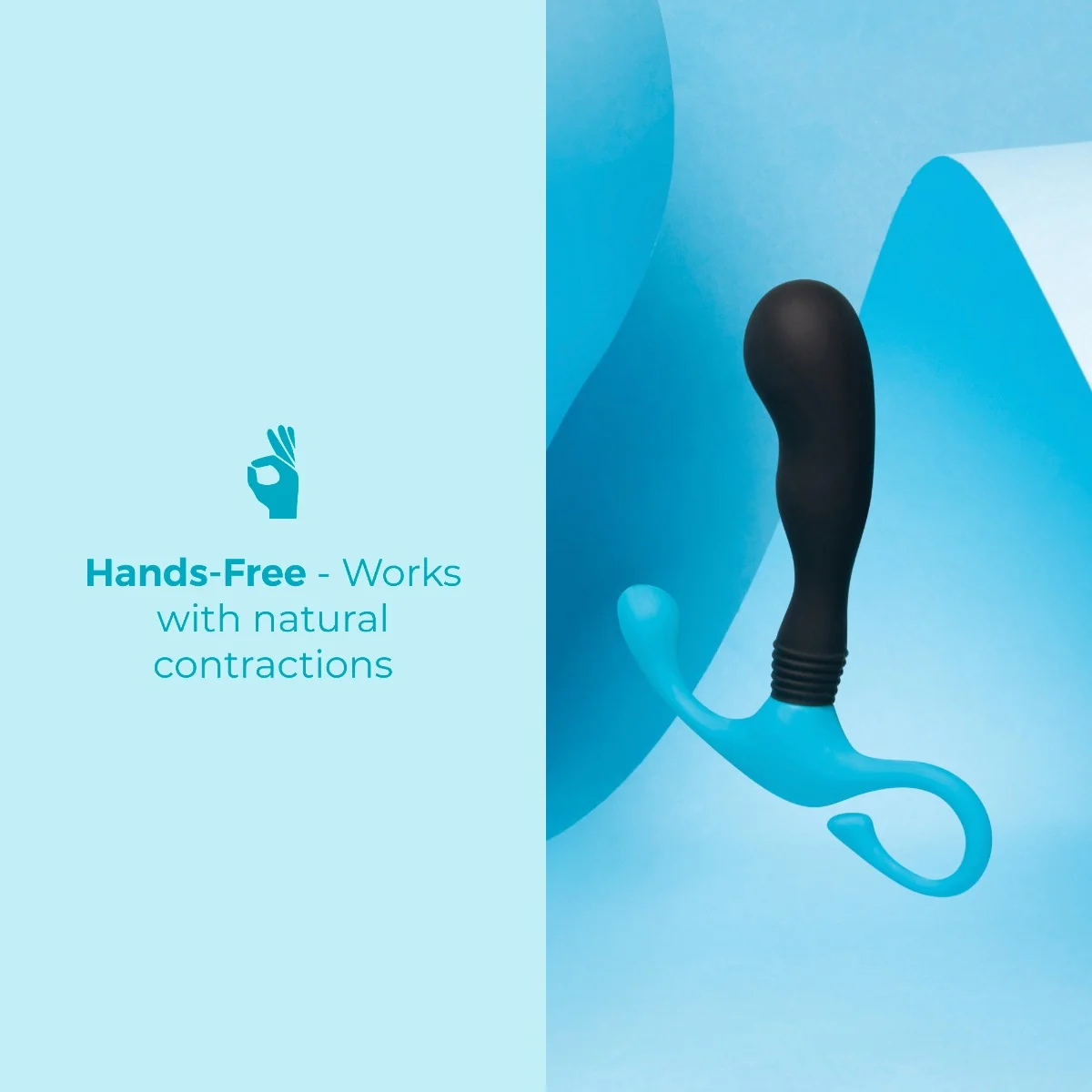 b-Vibe P-Spot Curl Hands-Free Curved Silicone Prostate Massager - Image 6
