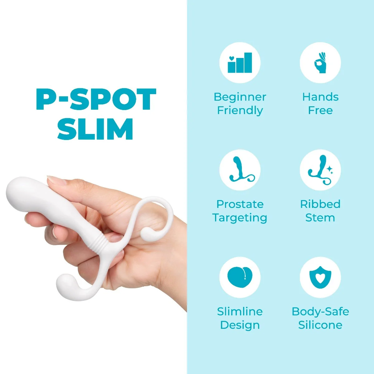 b-Vibe P-Spot Slim Hands-Free Slimline Prostate Massager - Image 2