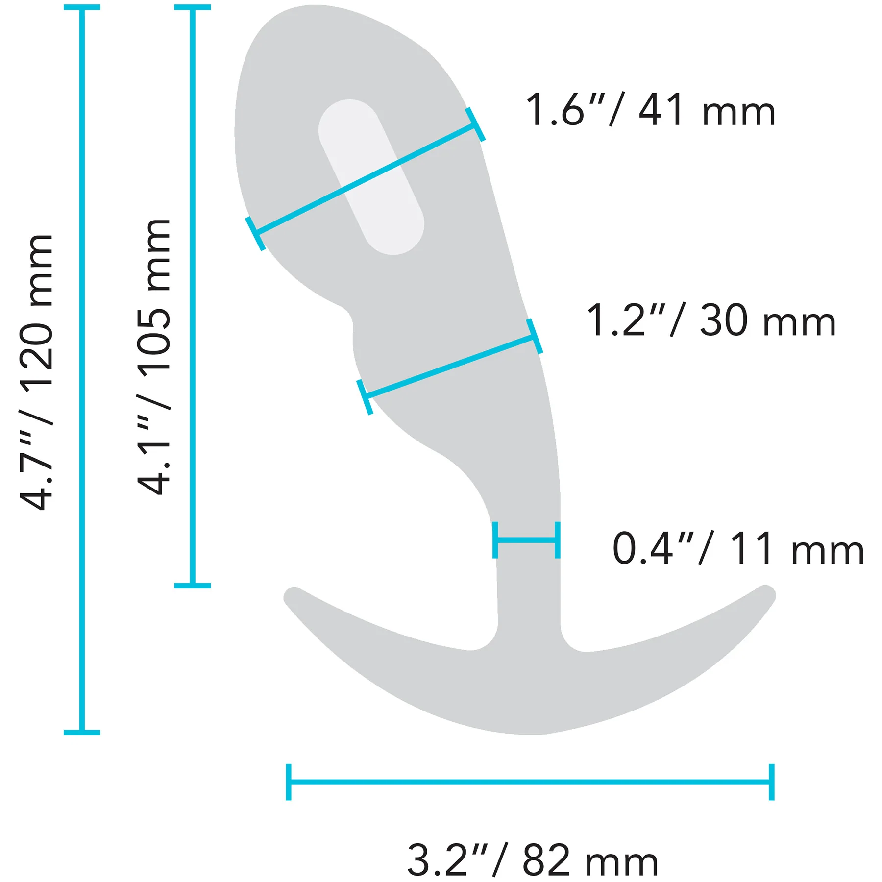 b-Vibe P-Spot Snug Plug Weighted & Vibrating Silicone Prostate Plug With Remote - Image 32