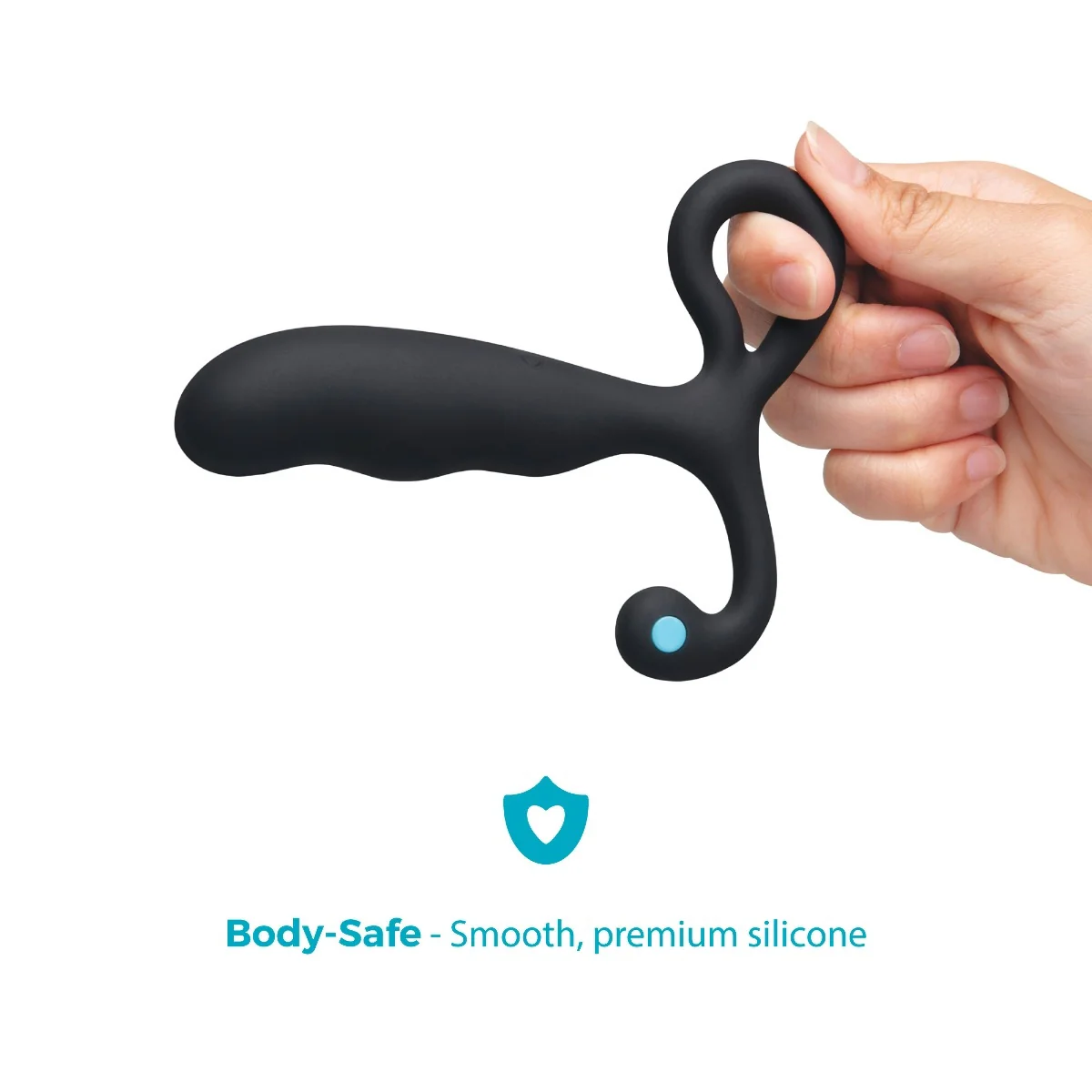 b-Vibe P-Spot Vibing Hands-Free Rechargeable Vibrating Silicone Prostate Massager - Image 3