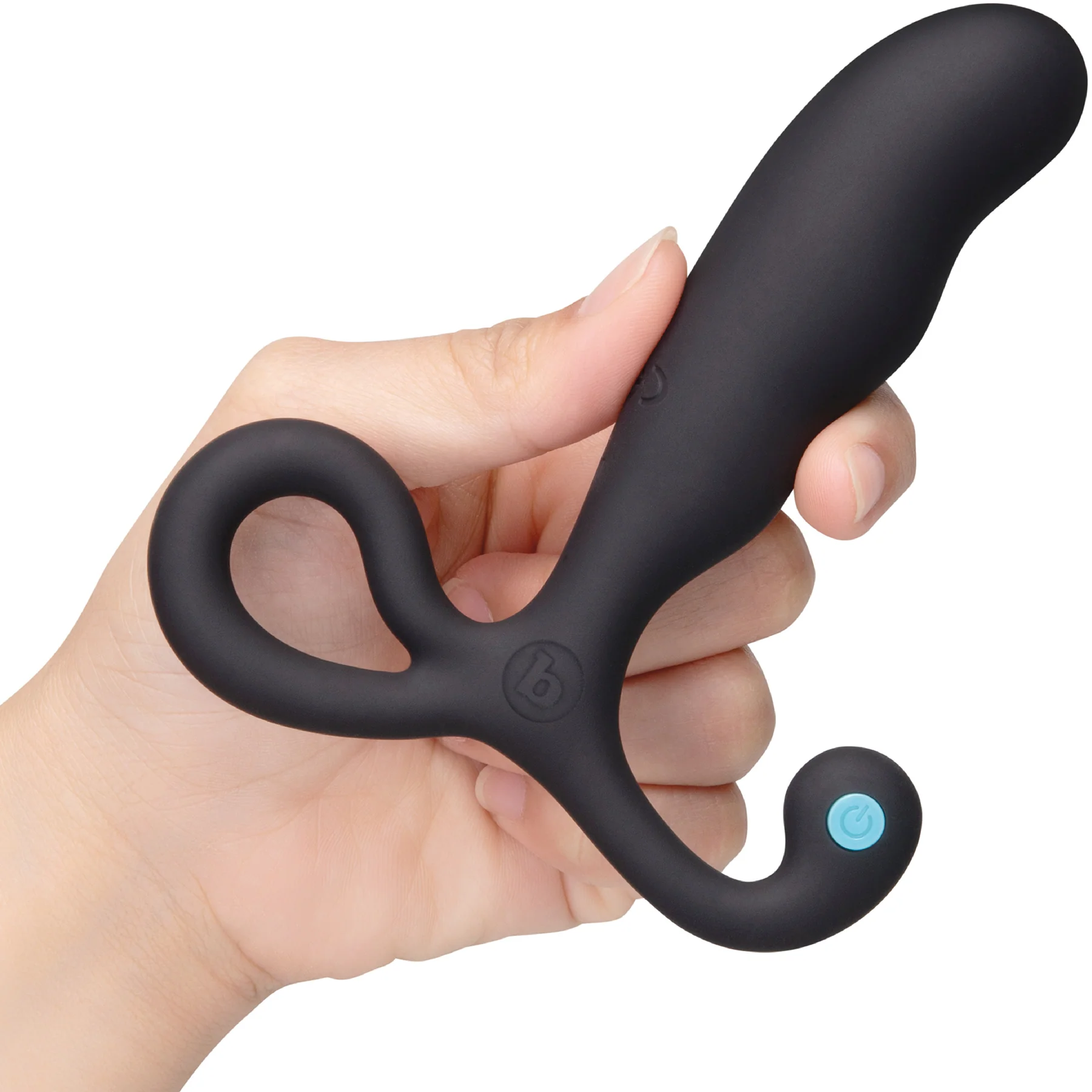 b-Vibe P-Spot Vibing Hands-Free Rechargeable Vibrating Silicone Prostate Massager - Image 4