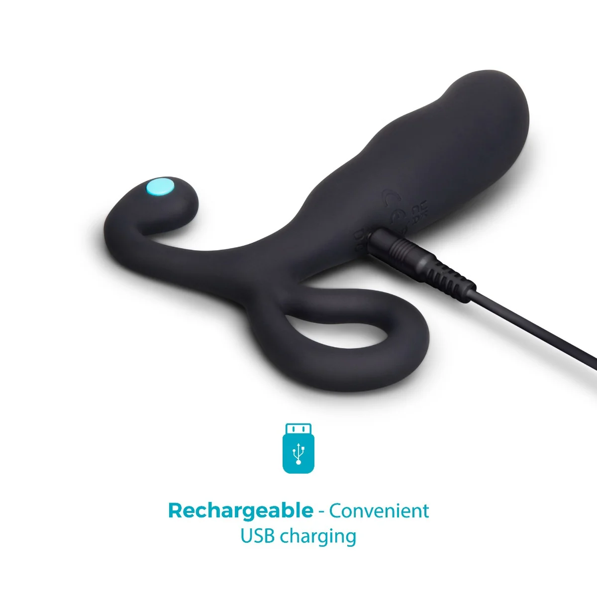 b-Vibe P-Spot Vibing Hands-Free Rechargeable Vibrating Silicone Prostate Massager - Image 7